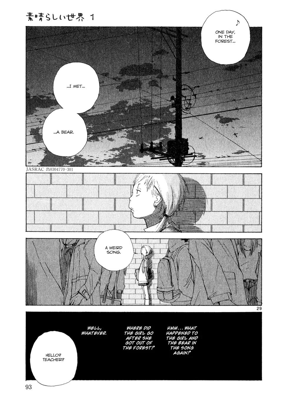 What a Wonderful World Chapter 3 page 29 - Chapter 3 : 3rd Track -- The Bear from the Forest