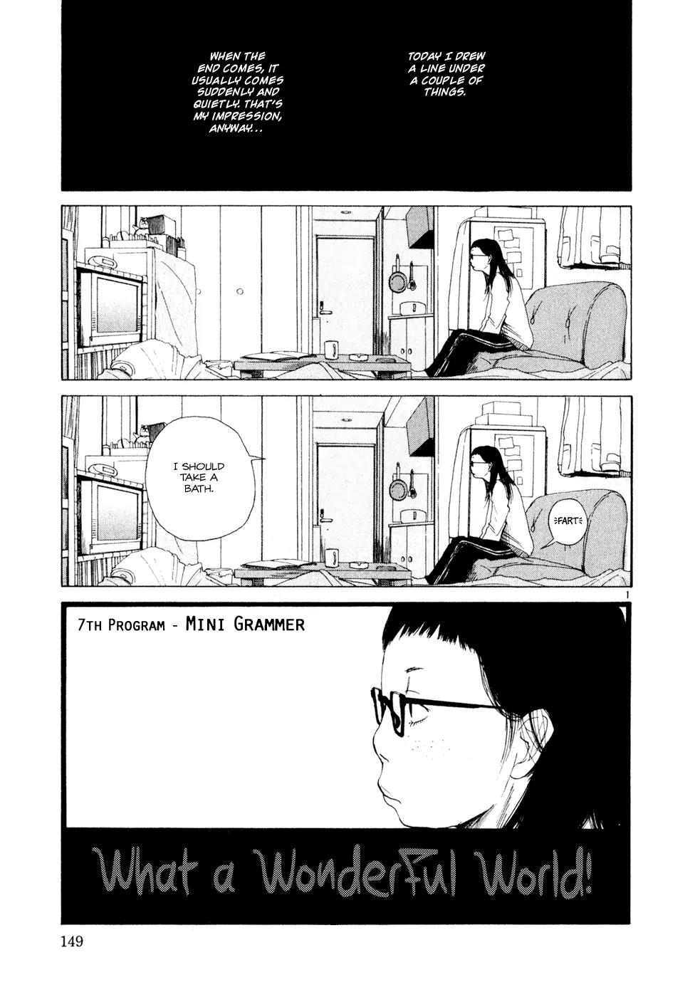What a Wonderful World Chapter 7 page 1 - Chapter 7 : 7th Track -- mini grammar