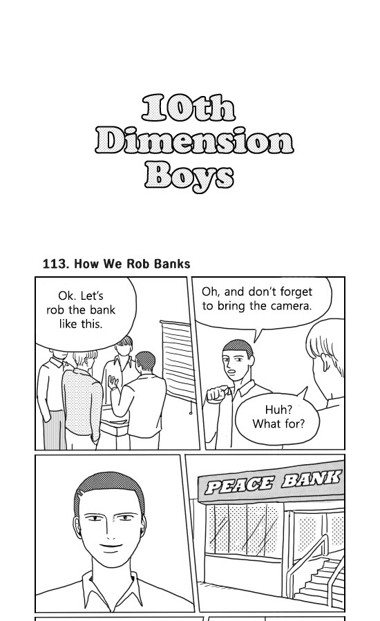 What Do the Teenage Boys Do Chapter 113 page 1 - Chapter 113: Ep. 113 - How We Rob Banks