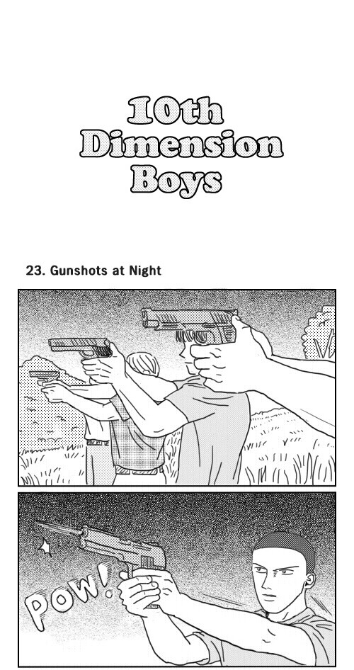 What Do the Teenage Boys Do Chapter 23 page 1 - Chapter 23: Ep. 23 - Gunshots at Night
