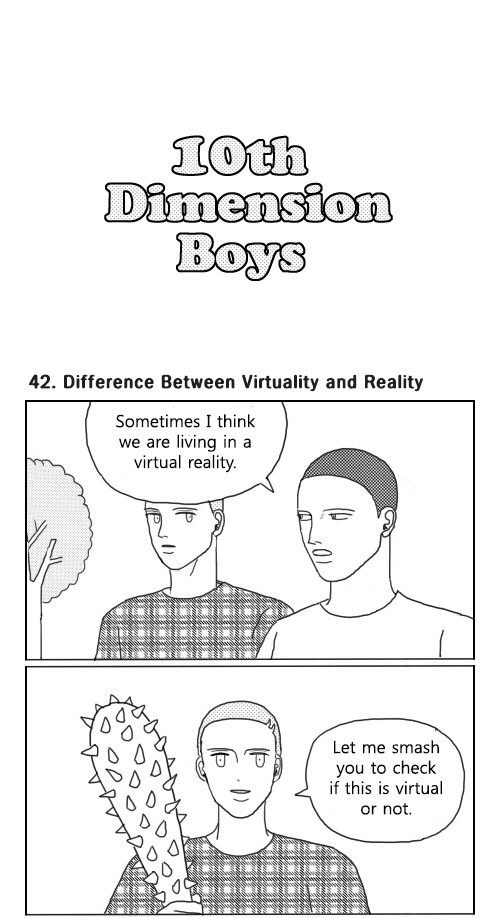What Do the Teenage Boys Do Chapter 42 page 1 - Chapter 42: Ep. 42 - Difference Between Virtuality and Reality