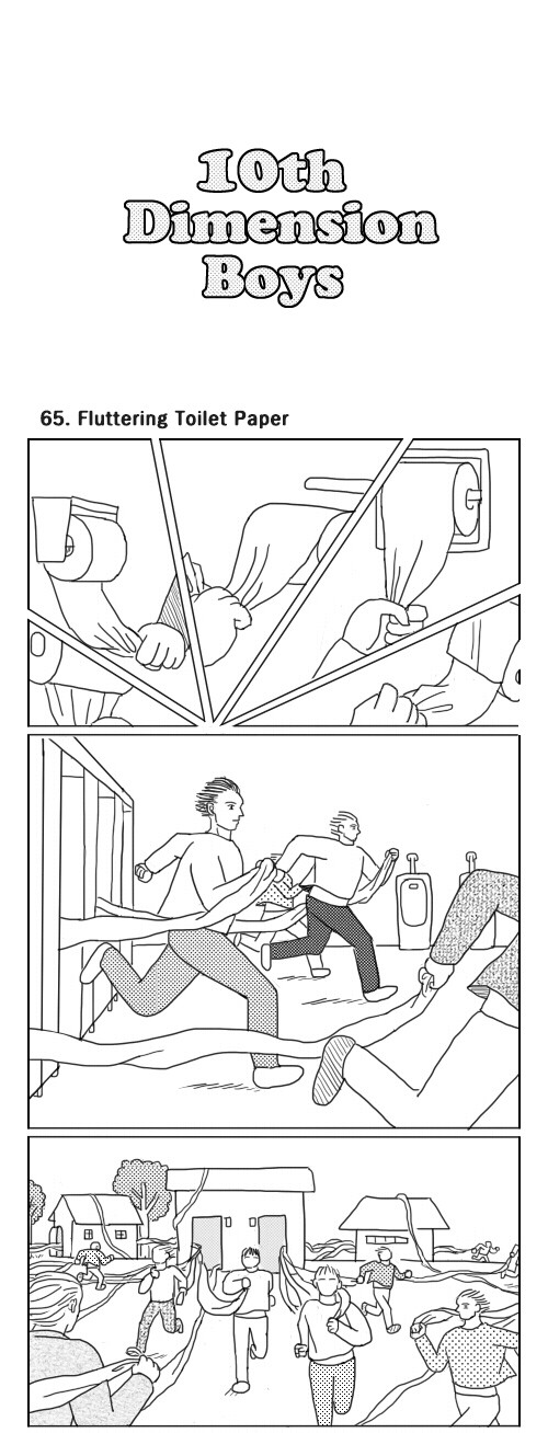 What Do the Teenage Boys Do Chapter 65 page 1 - Chapter 65: Ep. 65 - Fluttering Toilet Paper