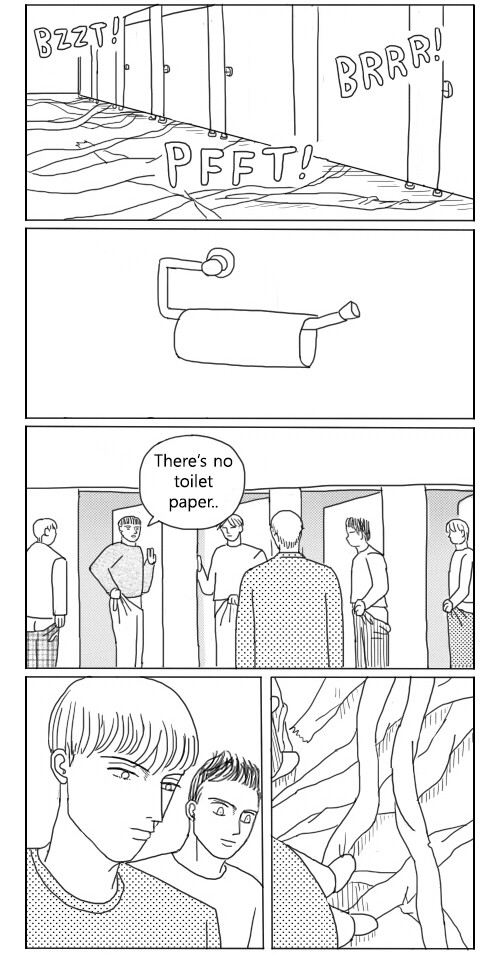 What Do the Teenage Boys Do Chapter 65 page 3 - Chapter 65: Ep. 65 - Fluttering Toilet Paper