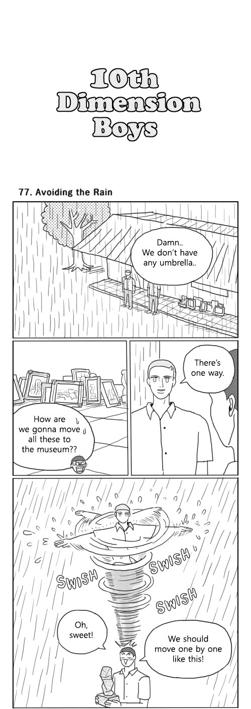 What Do the Teenage Boys Do Chapter 77 page 1 - Chapter 77: Ep. 77 - Avoiding the Rain