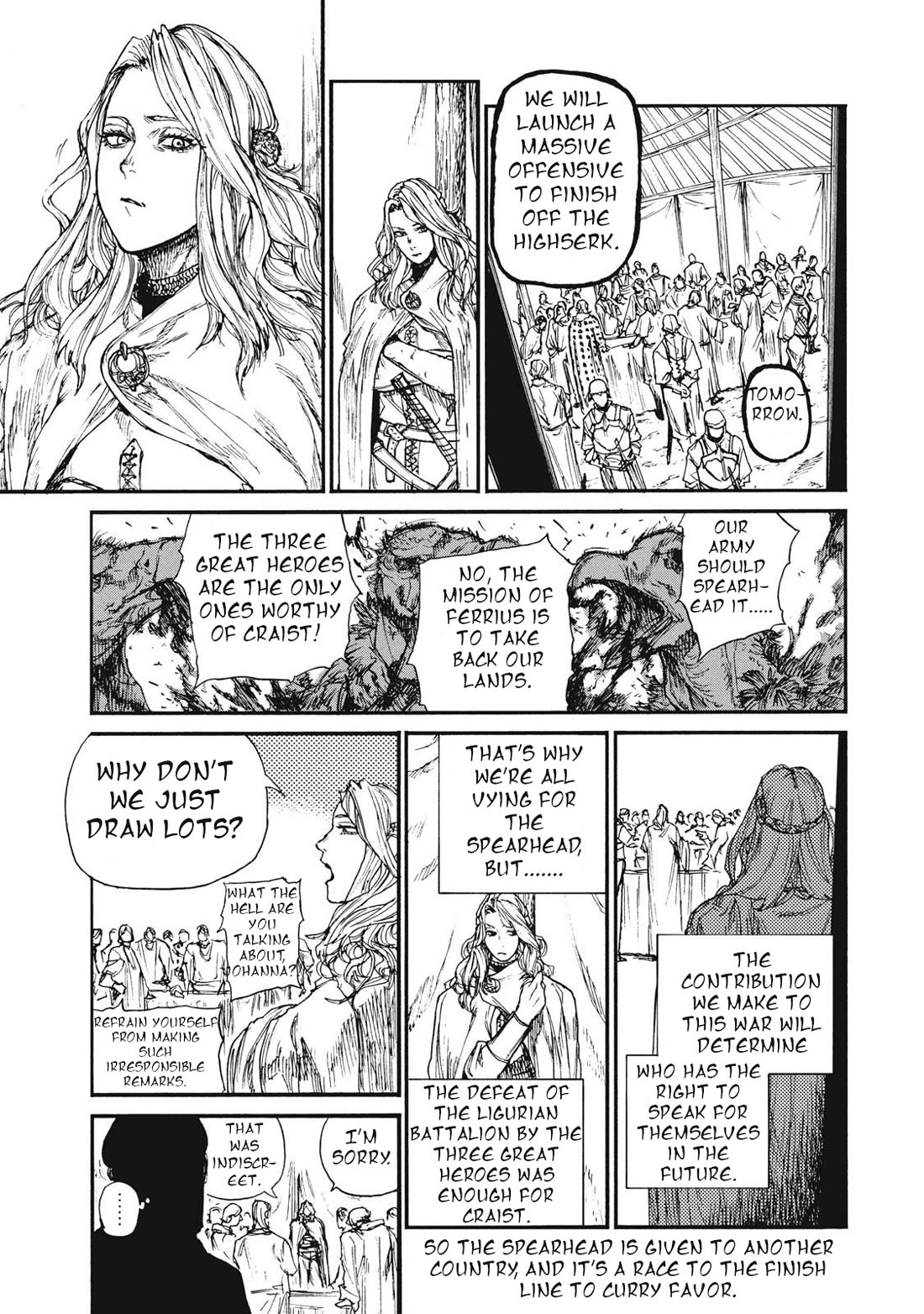 What Do You Wish For With Those Murky Eyes: Record of Highserk War Chapter 18 page 8 - Chapter 18: For the dead