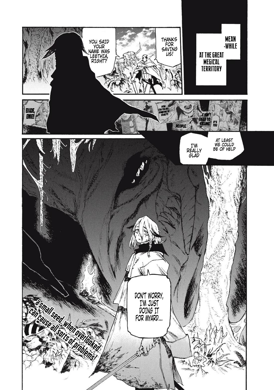 What Do You Wish For With Those Murky Eyes: Record of Highserk War Chapter 21 page 33 - Chapter 21: A broken barrier