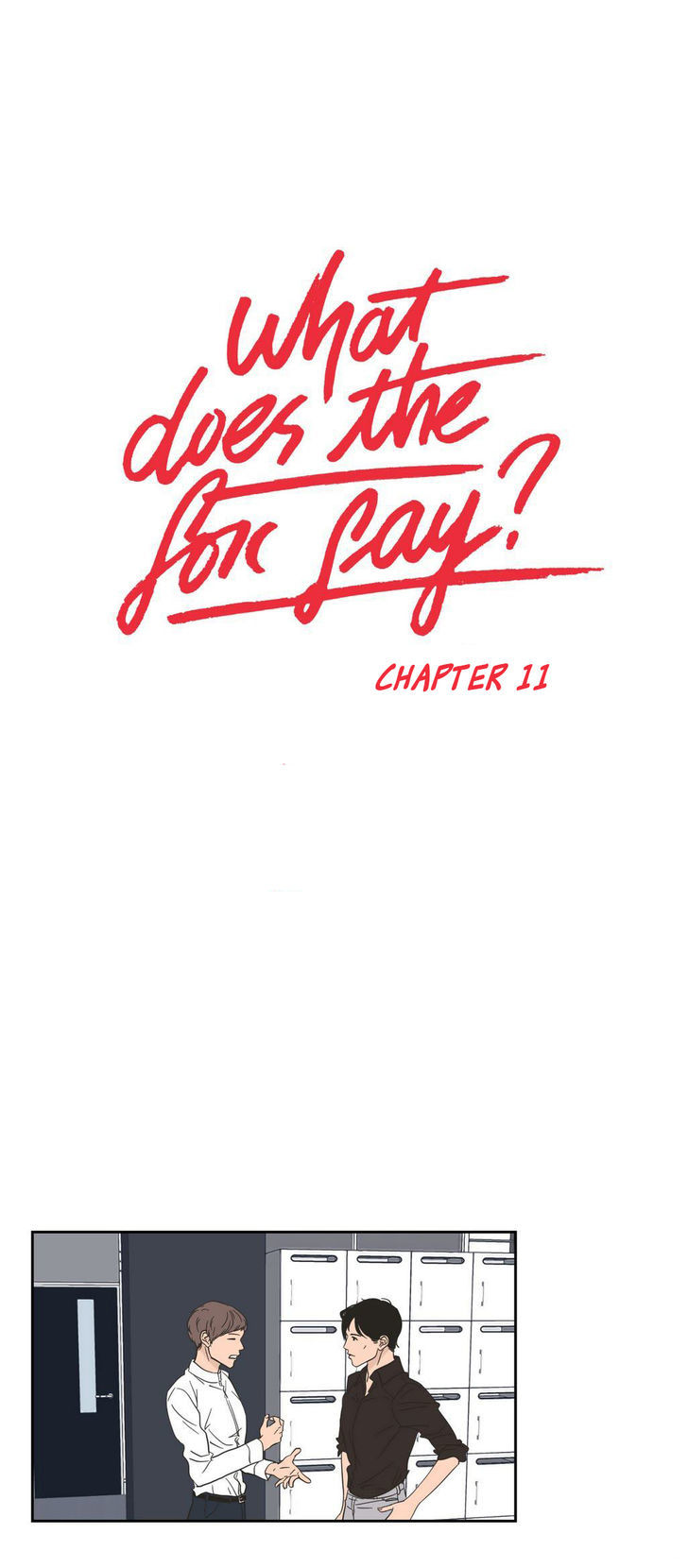 What Does The Fox Say? Chapter 11 page 1 - Chapter 11