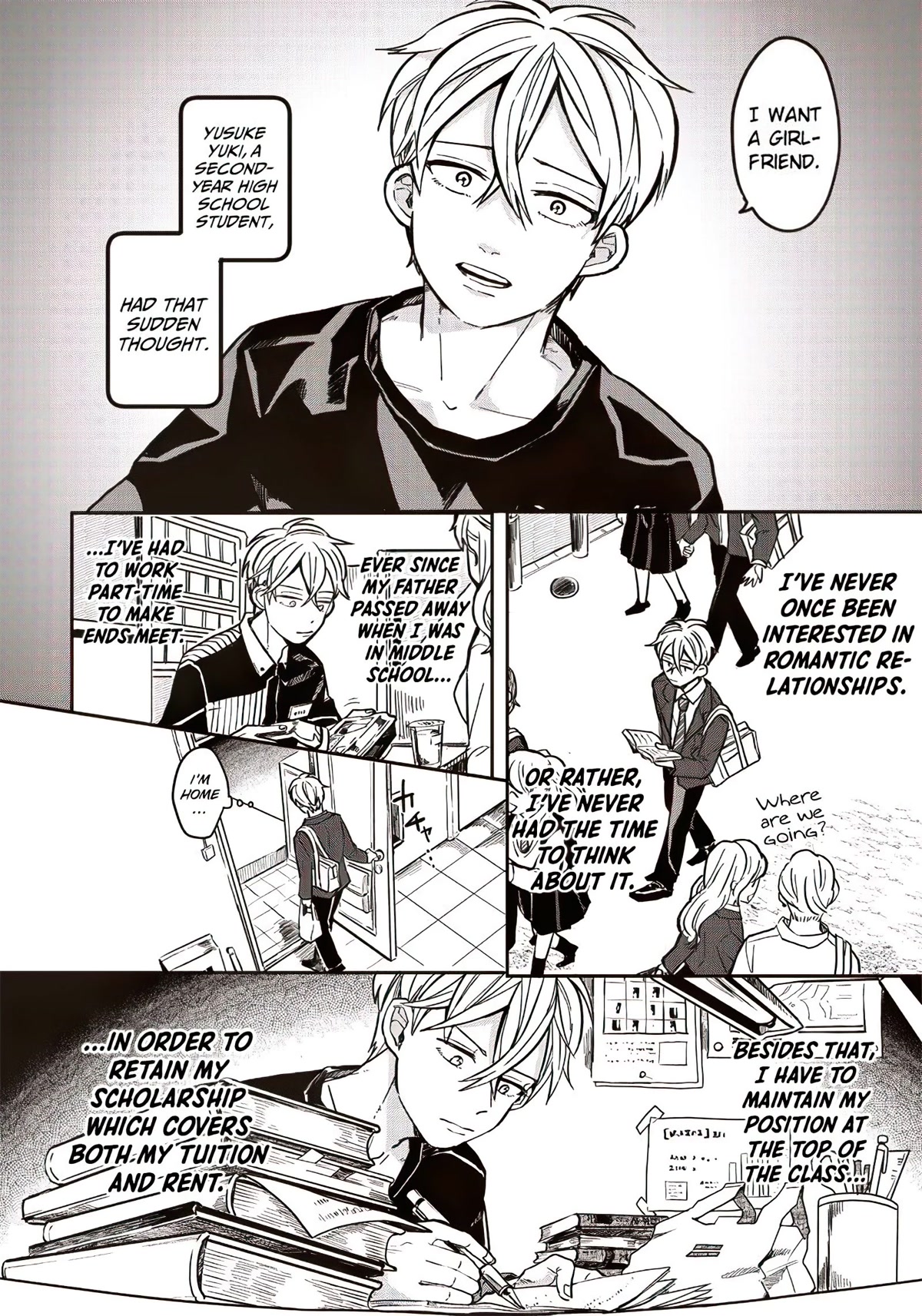 What Happens If You Saved a High School Girl Who Was About to Jump Off? Chapter 1 page 4 - Chapter 1