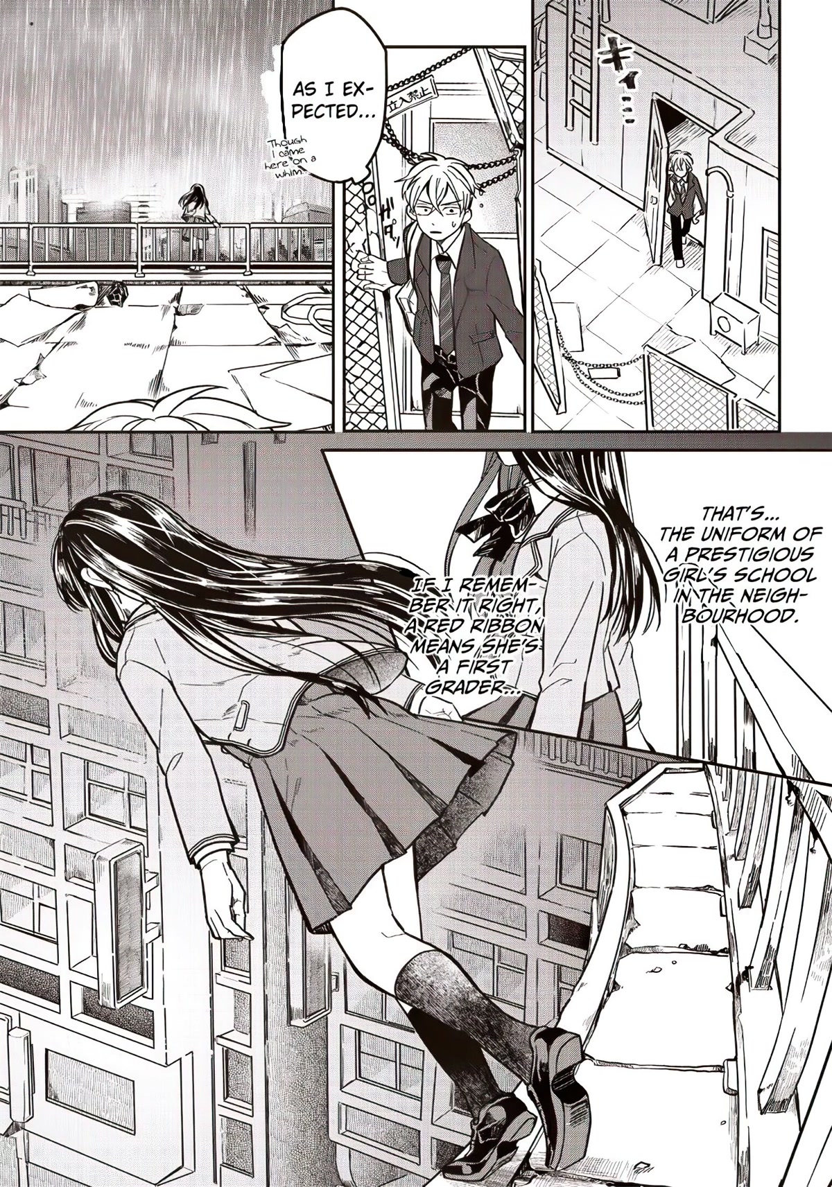 What Happens If You Saved a High School Girl Who Was About to Jump Off? Chapter 1 page 8 - Chapter 1