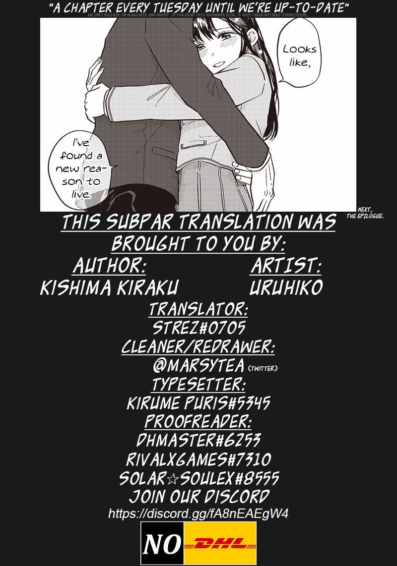 What Happens If You Saved a High School Girl Who Was About to Jump Off? Chapter 21 page 9 - Chapter 21: You and Me