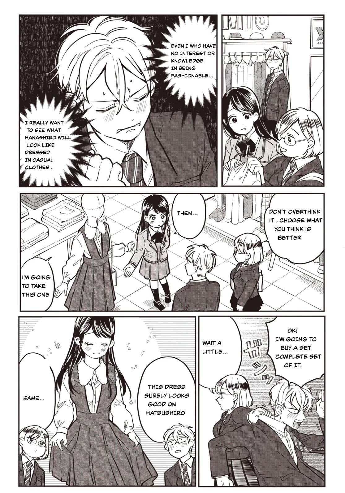 What Happens If You Saved a High School Girl Who Was About to Jump Off? Chapter 6 page 3 - Chapter 6: Doki Doki no Shopping