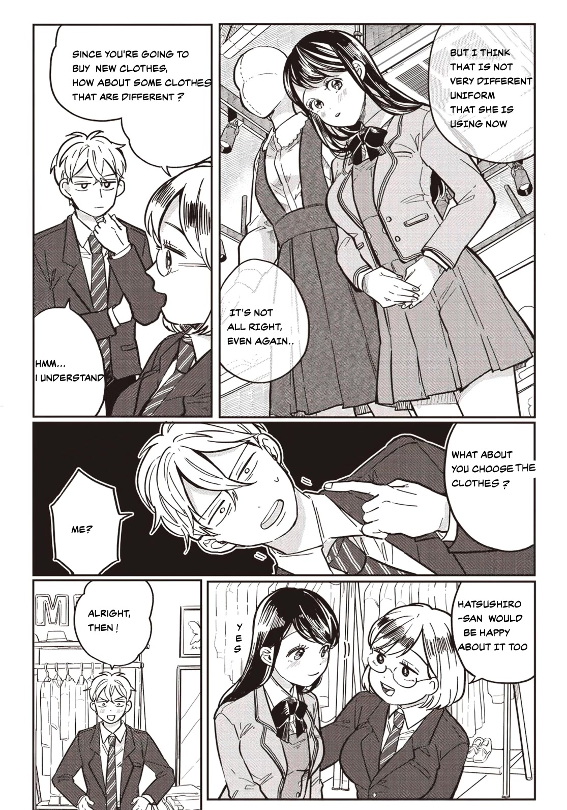 What Happens If You Saved a High School Girl Who Was About to Jump Off? Chapter 6 page 4 - Chapter 6: Doki Doki no Shopping