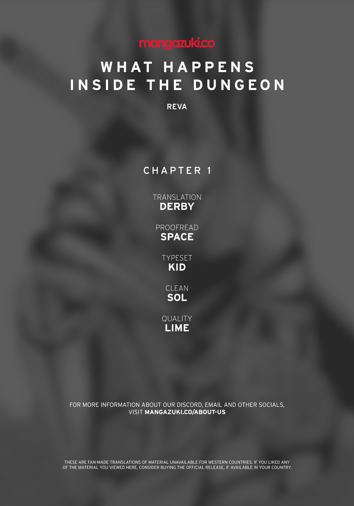 What Happens Inside the Dungeon Chapter 1 page 1 - Chapter 1