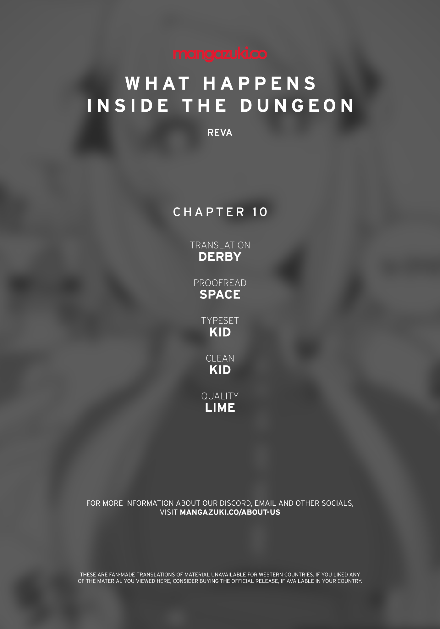 What Happens Inside the Dungeon Chapter 10 page 1 - Chapter 10