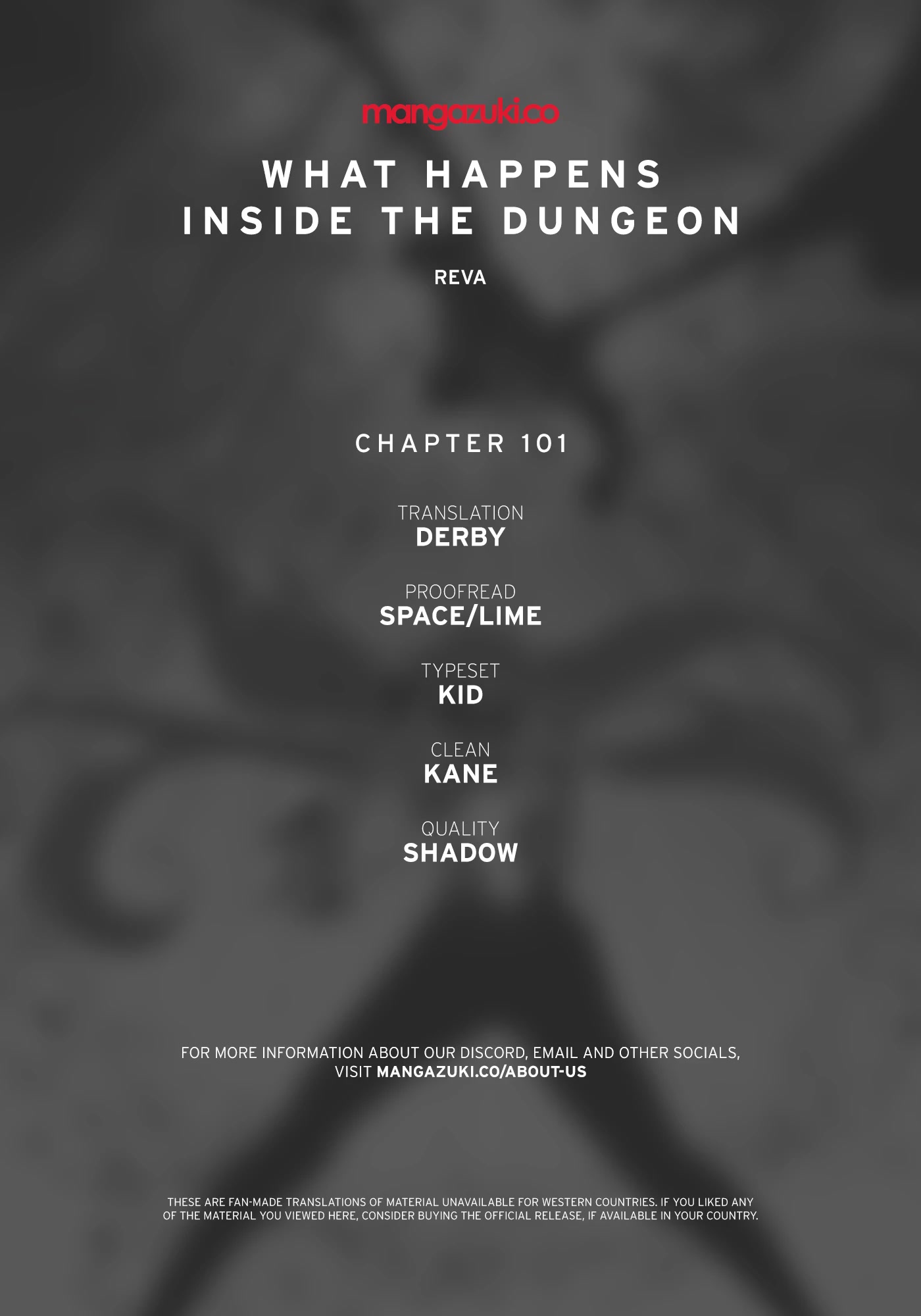What Happens Inside the Dungeon Chapter 101 page 1 - Chapter 101
