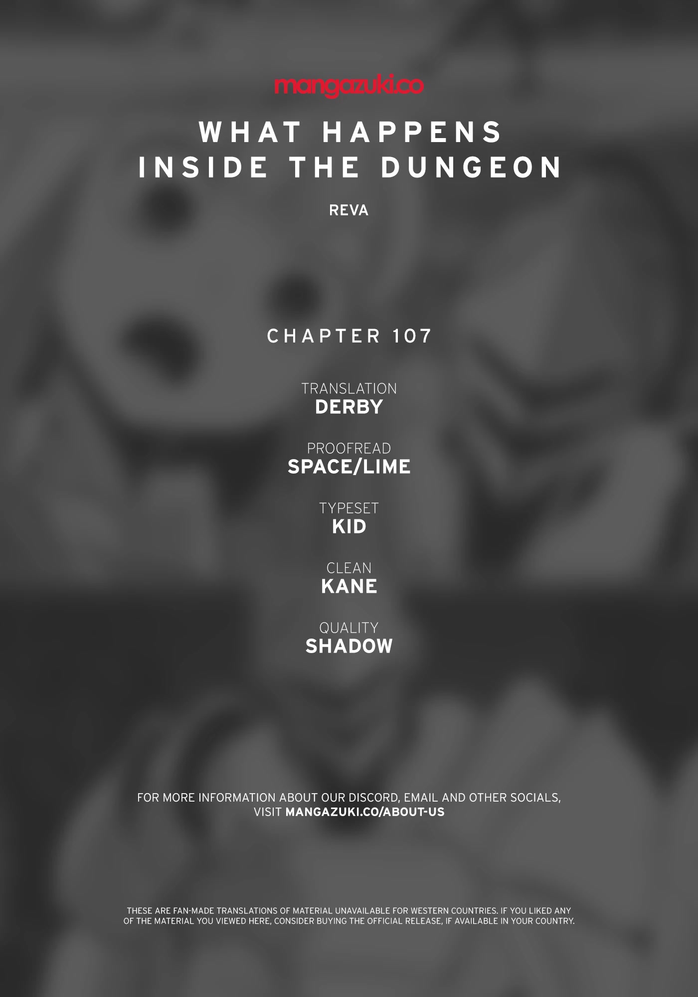 What Happens Inside the Dungeon Chapter 107 page 1 - Chapter 107: The End of the Journey [2]