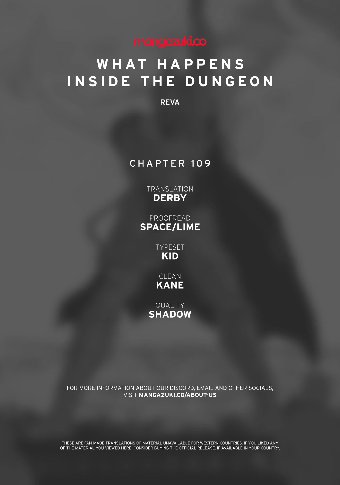 What Happens Inside the Dungeon Chapter 109 page 1 - Chapter 109: The End of the Journey [4]