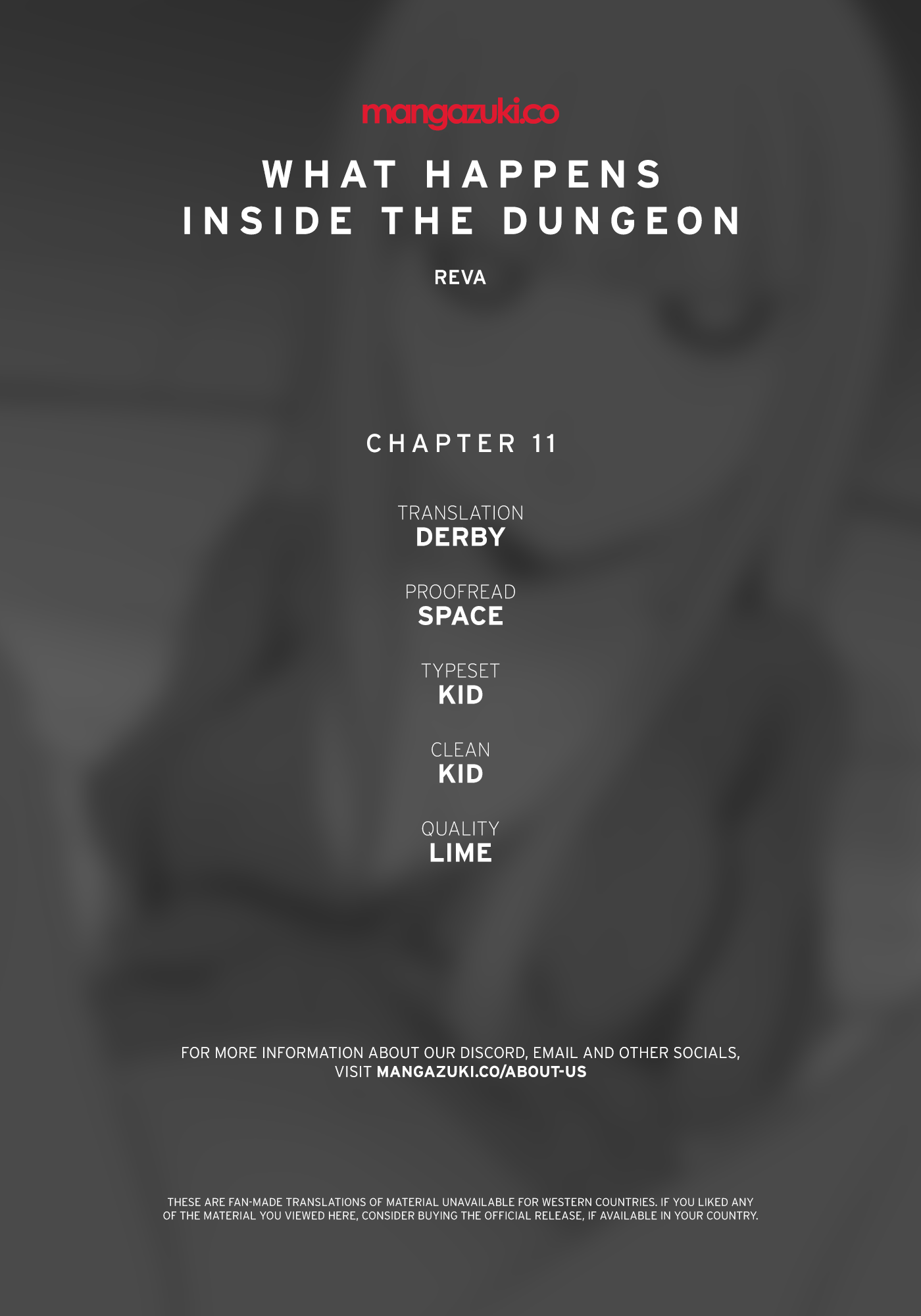 What Happens Inside the Dungeon Chapter 11 page 1 - Chapter 11