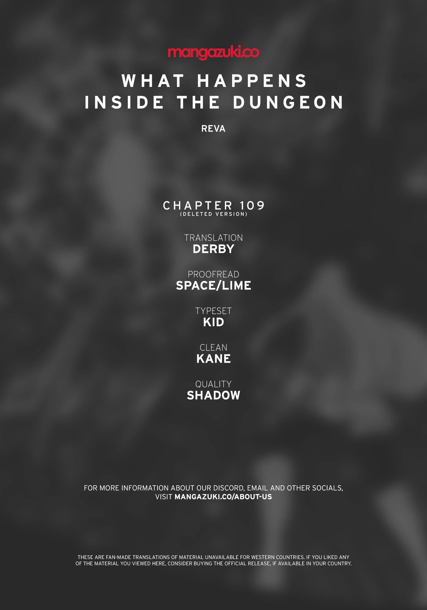 What Happens Inside the Dungeon Chapter 110.7 page 1 - Chapter 110.7: Chapter 109 - Deleted Chapter