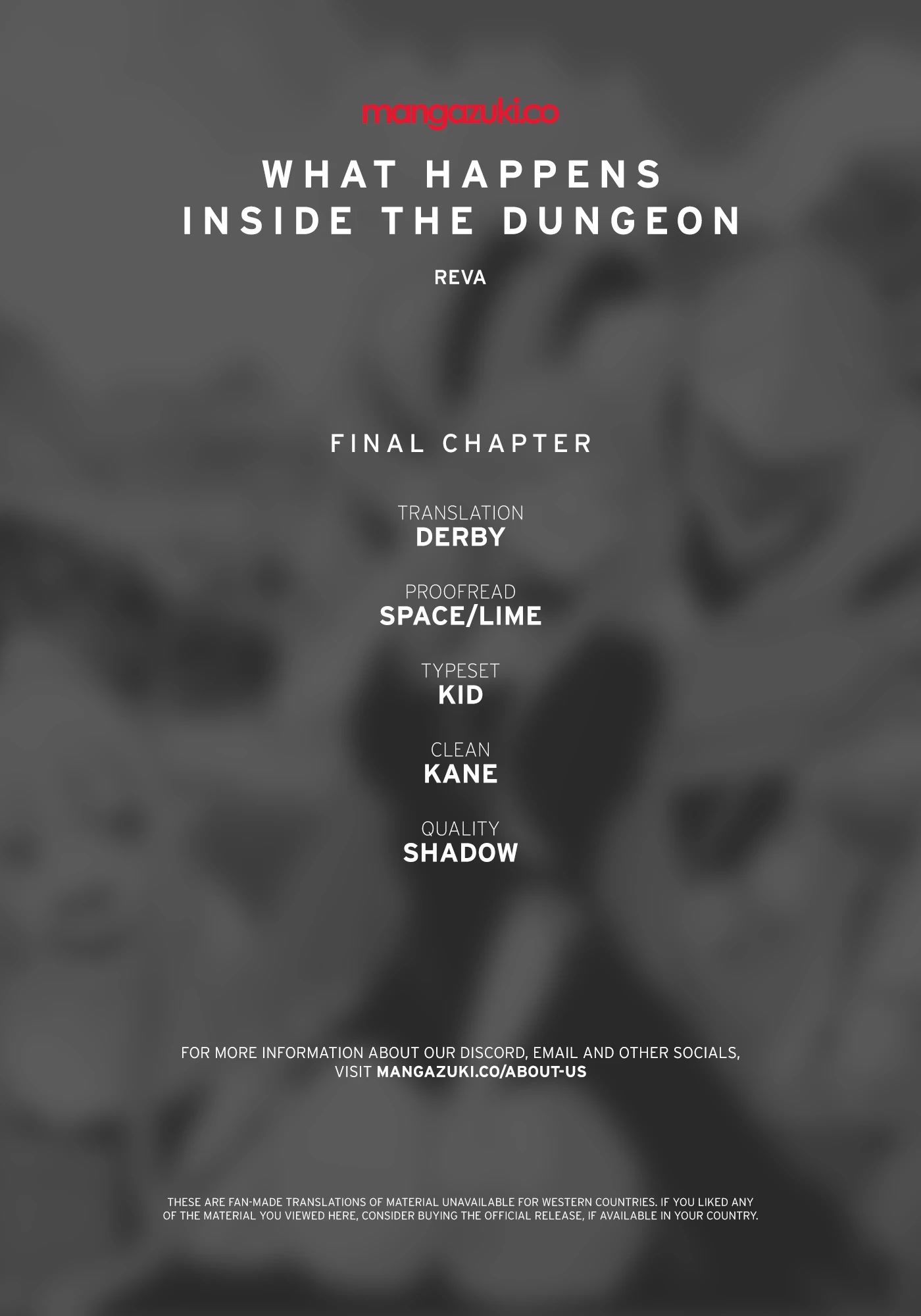 What Happens Inside the Dungeon Chapter 110 page 1 - Chapter 110: Final Chapter [END]