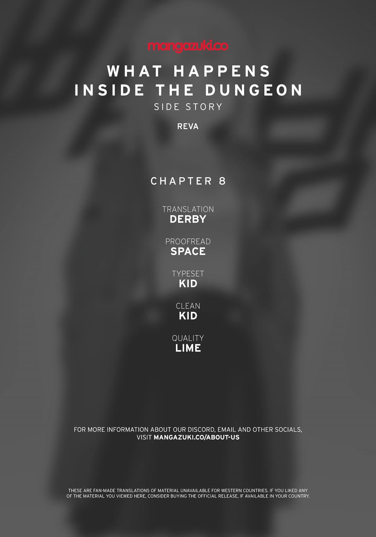 What Happens Inside the Dungeon Chapter 118 page 1 - Chapter 118: Side Story - Chapter 8