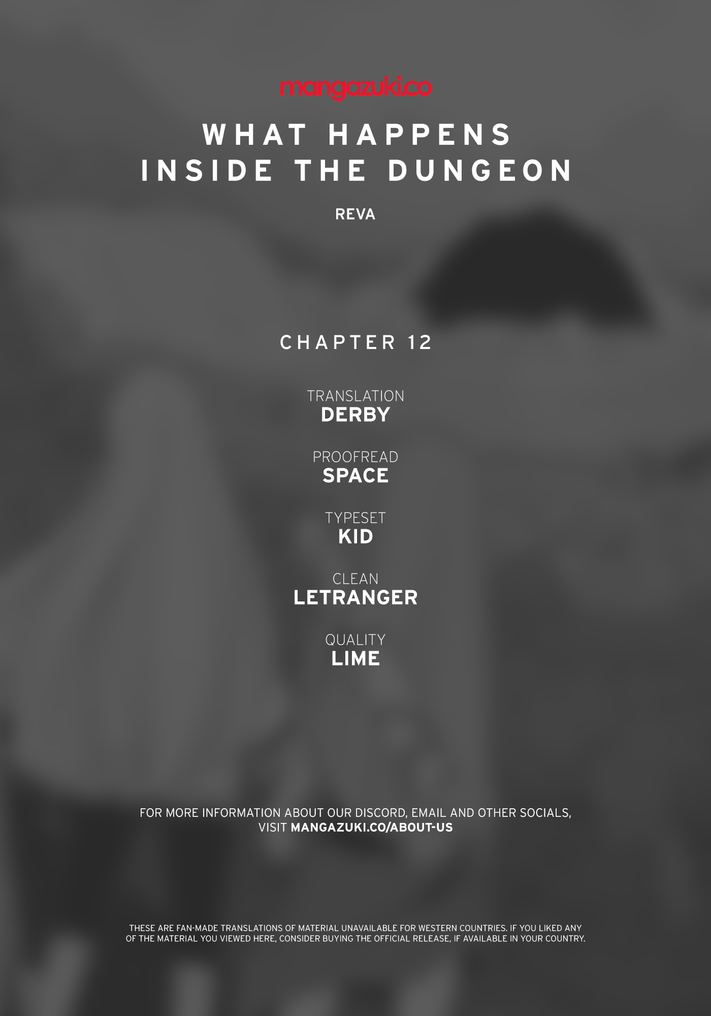 What Happens Inside the Dungeon Chapter 12 page 1 - Chapter 12