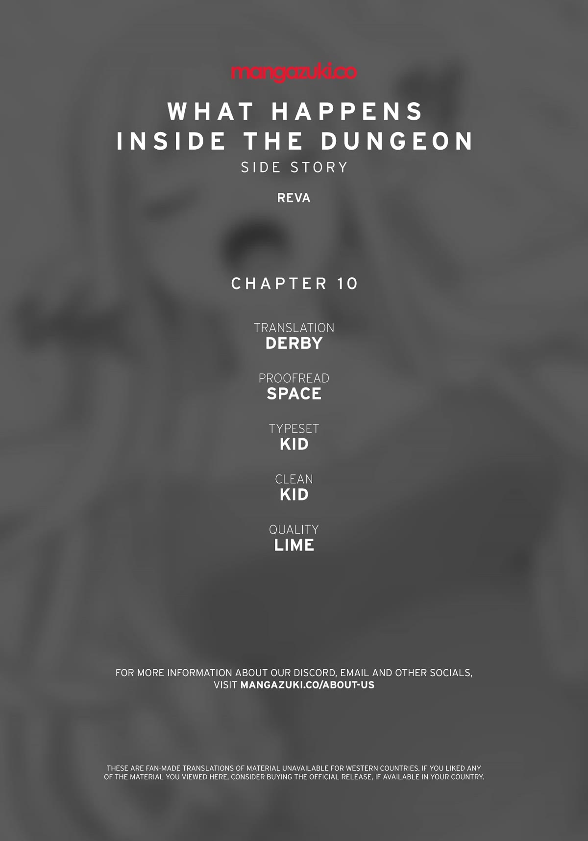 What Happens Inside the Dungeon Chapter 120 page 1 - Chapter 120: Side Story - Chapter 10