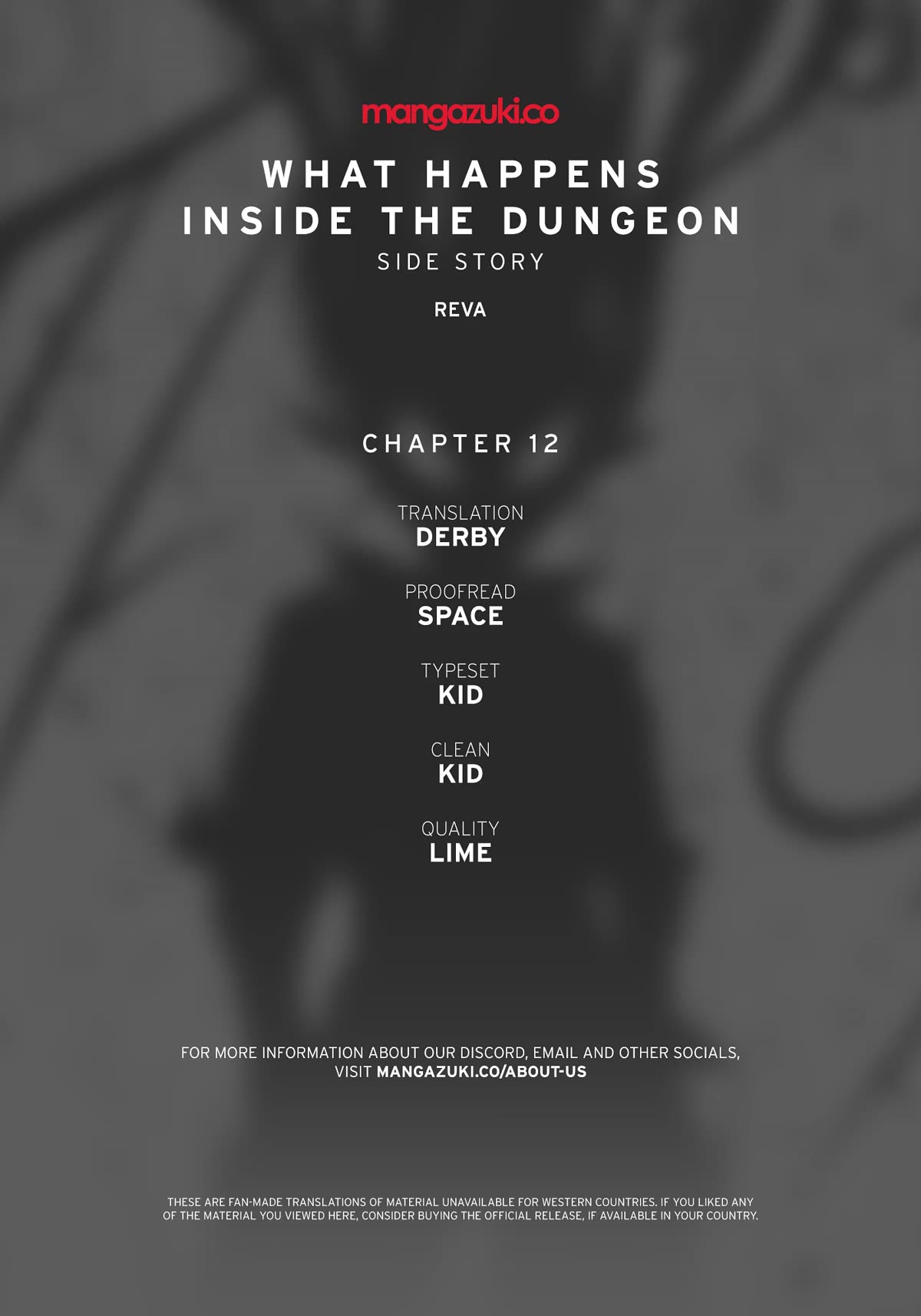 What Happens Inside the Dungeon Chapter 122 page 1 - Chapter 122: Side Story - Chapter 12
