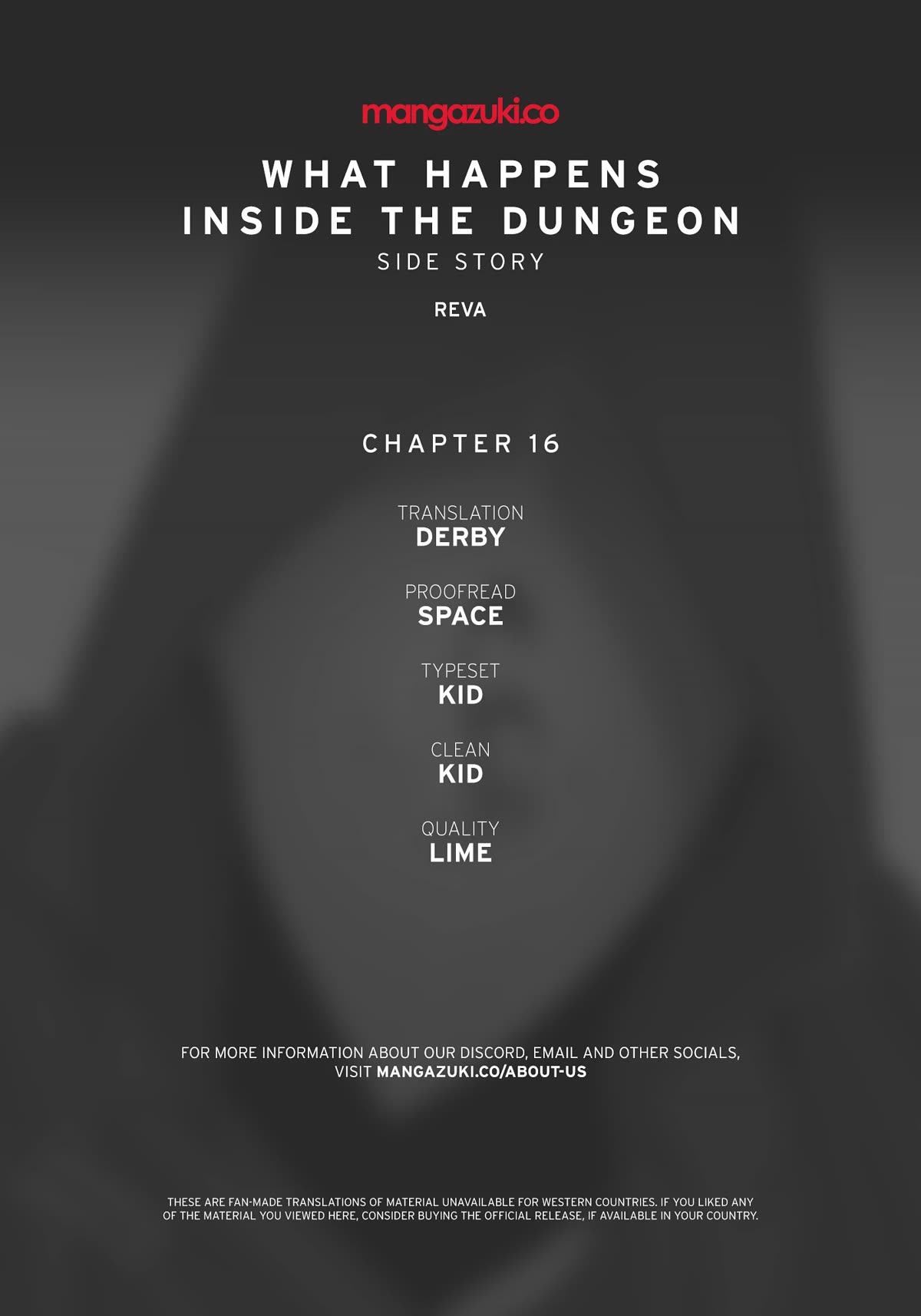What Happens Inside the Dungeon Chapter 126 page 1 - Chapter 126: Side Story - Chapter 16