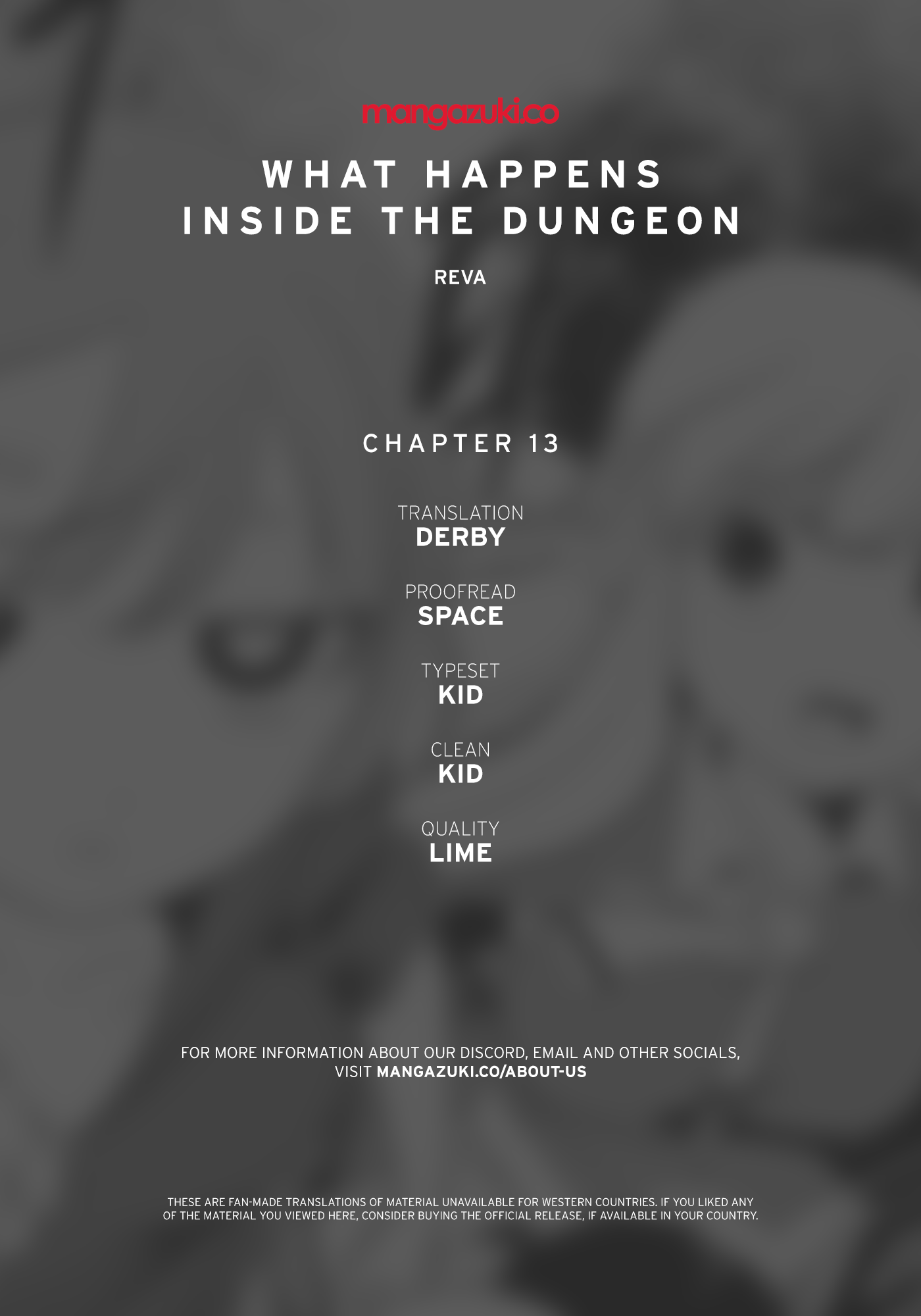 What Happens Inside the Dungeon Chapter 13 page 1 - Chapter 13