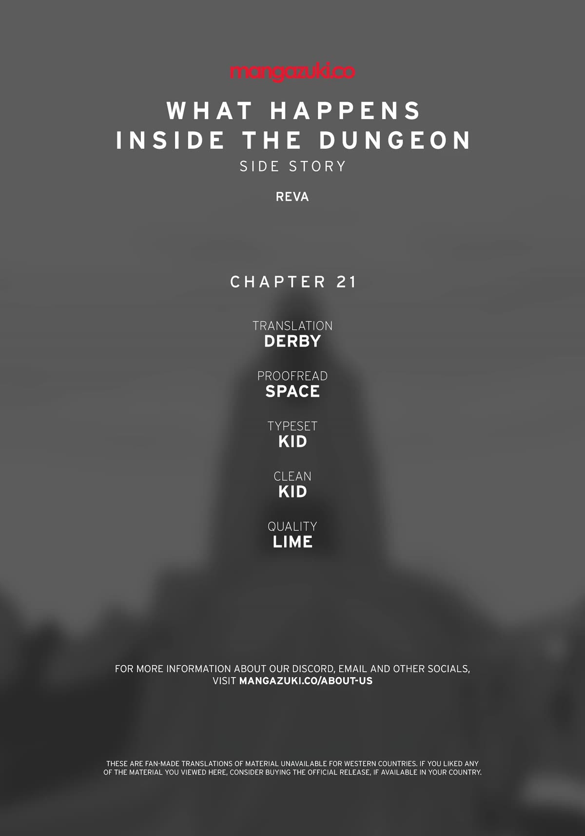 What Happens Inside the Dungeon Chapter 131 page 1 - Chapter 131: Side Story - Chapter 21