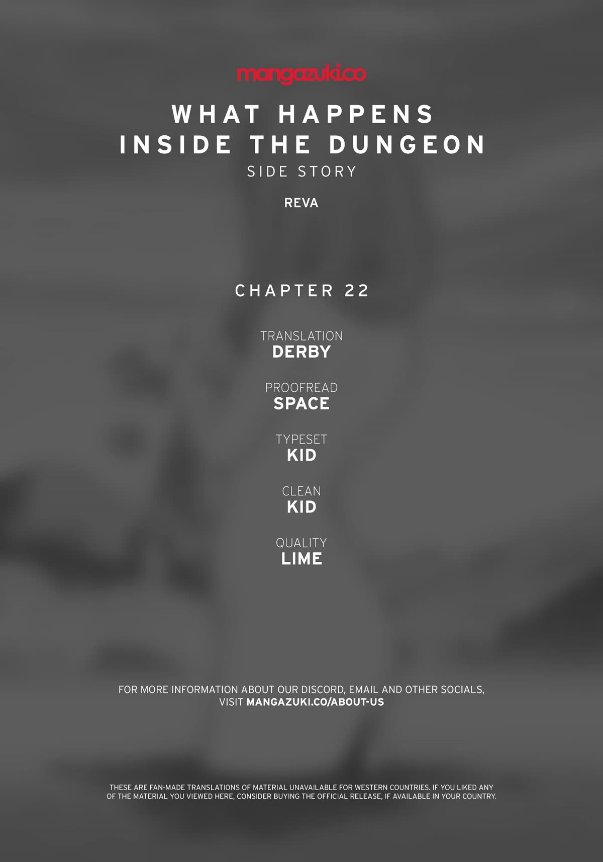 What Happens Inside the Dungeon Chapter 132 page 1 - Chapter 132: Side Story - Chapter 22