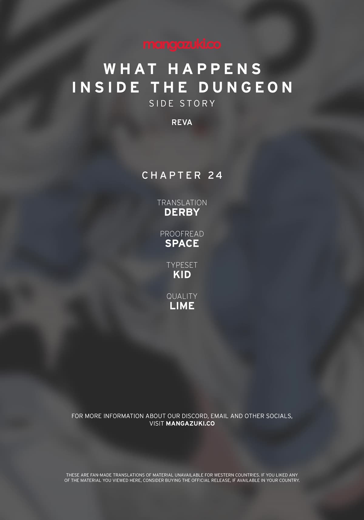 What Happens Inside the Dungeon Chapter 134 page 1 - Chapter 134: Side Story - Chapter 24