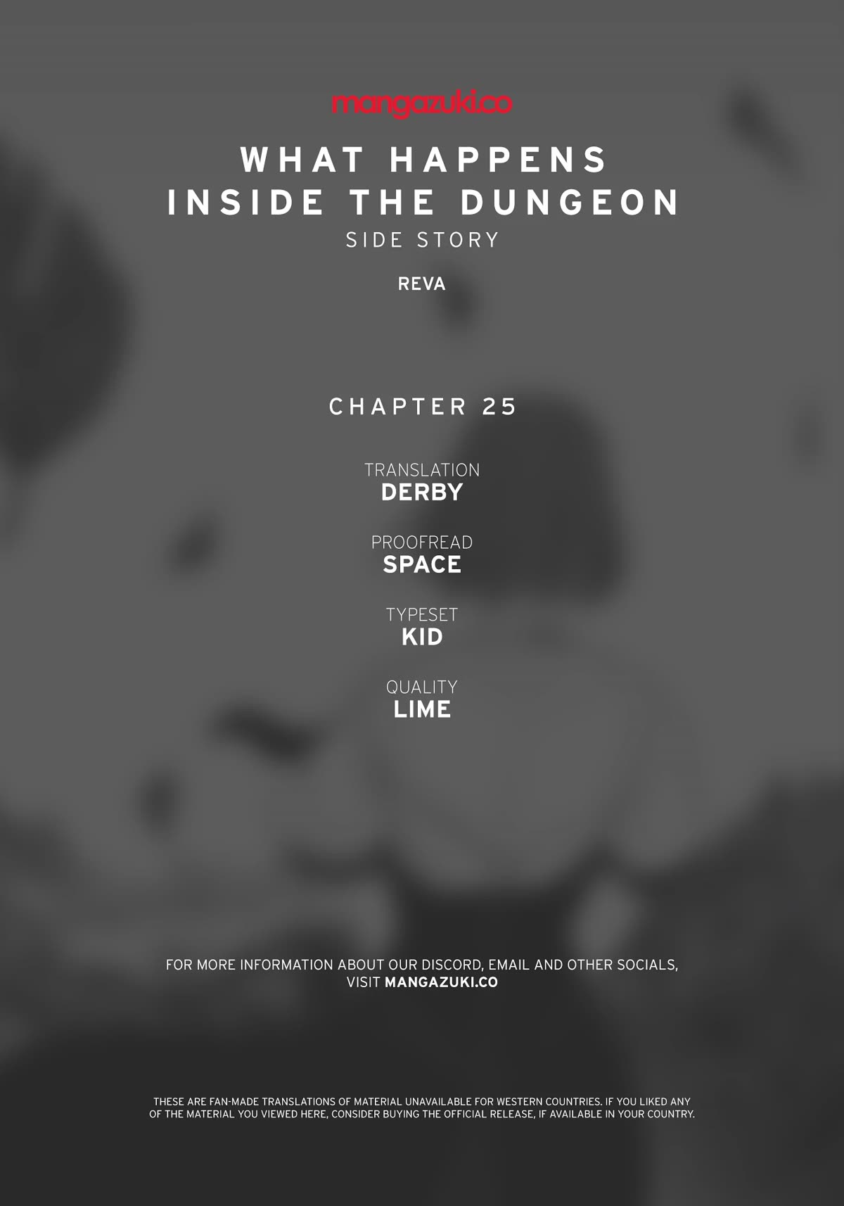 What Happens Inside the Dungeon Chapter 135 page 1 - Chapter 135: Side Story - Chapter 25