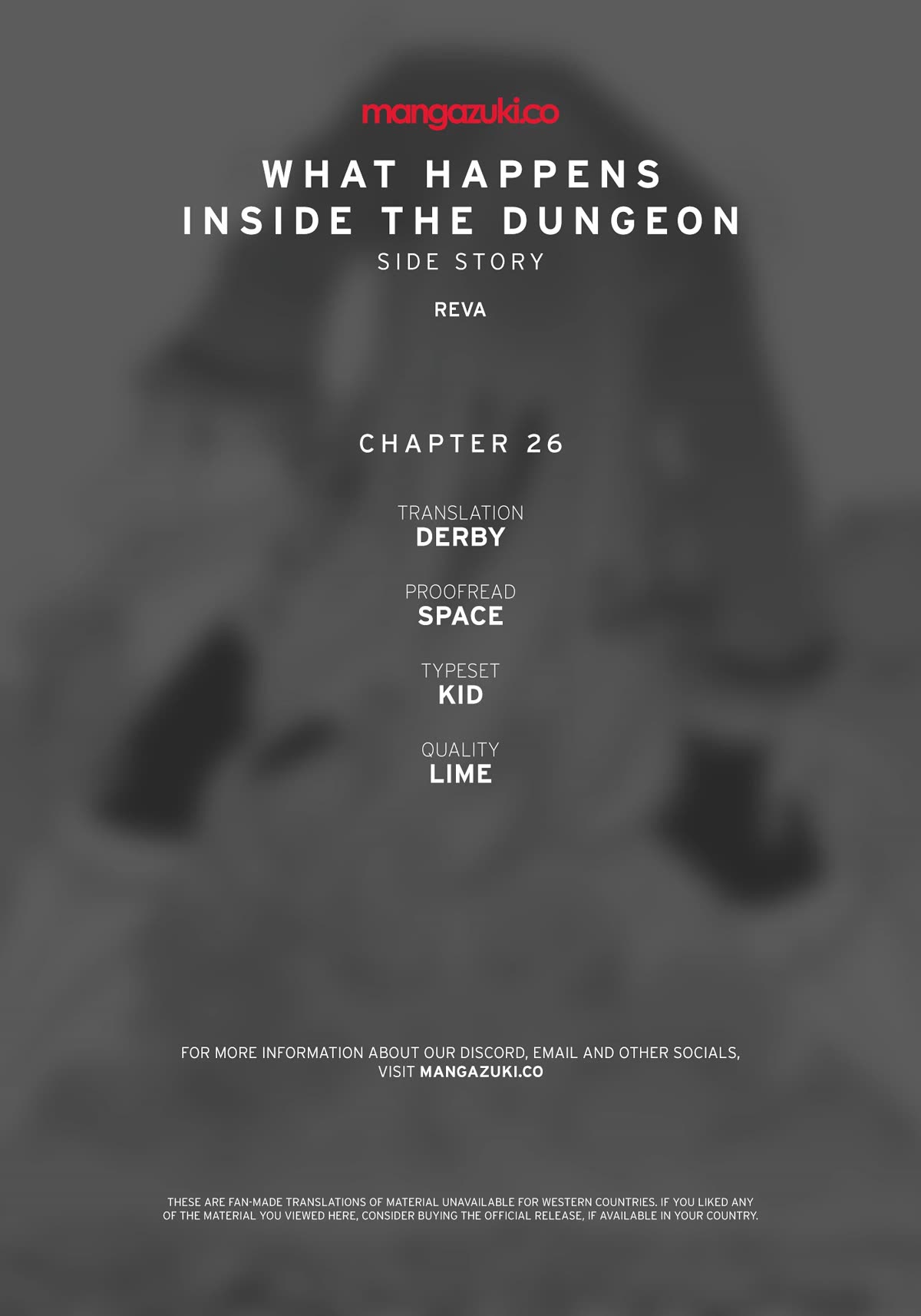 What Happens Inside the Dungeon Chapter 136 page 1 - Chapter 136: Side Story - Chapter 26