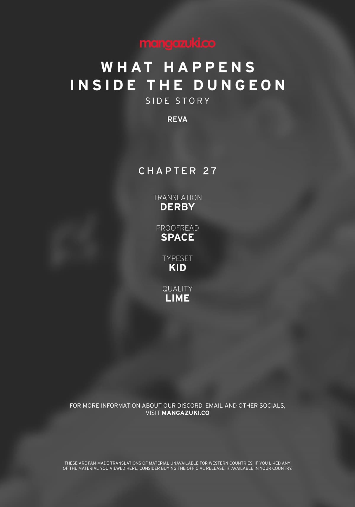 What Happens Inside the Dungeon Chapter 137 page 1 - Chapter 137: Side Story - Chapter 27