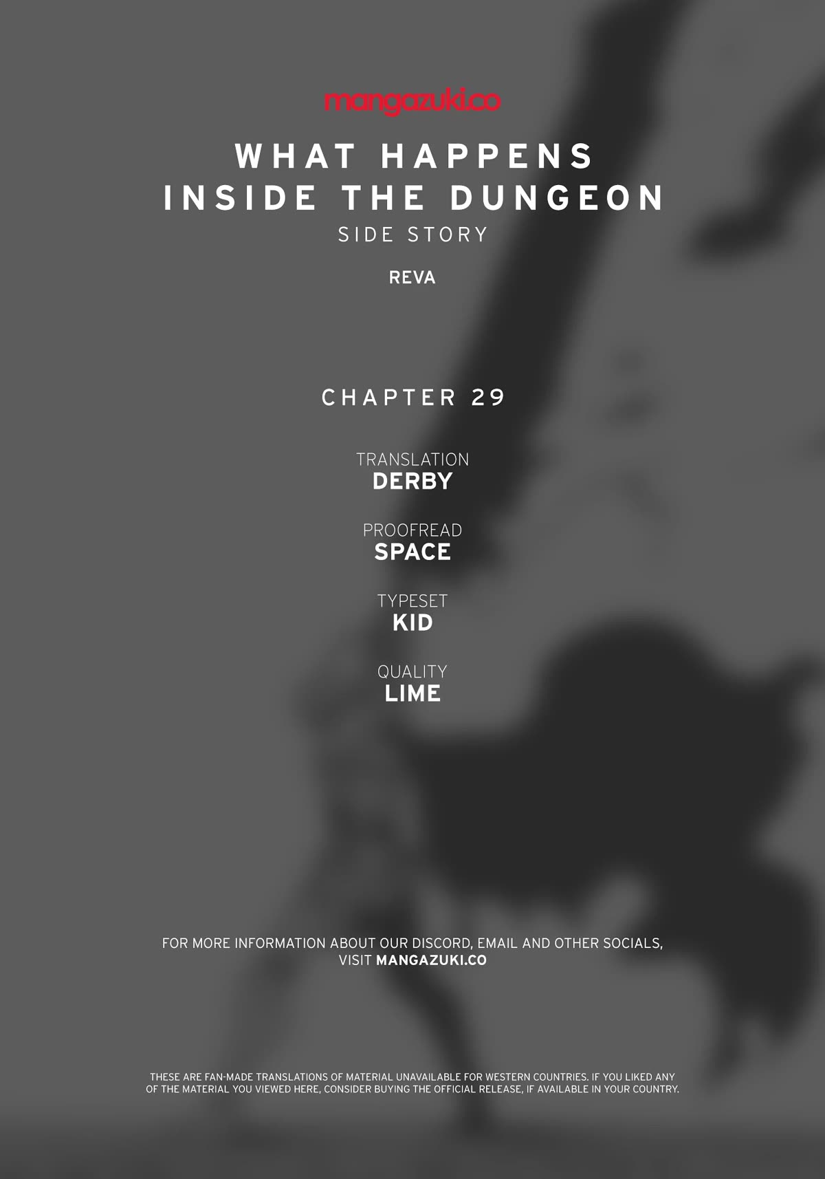 What Happens Inside the Dungeon Chapter 139 page 1 - Chapter 139: Side Story - Chapter 29