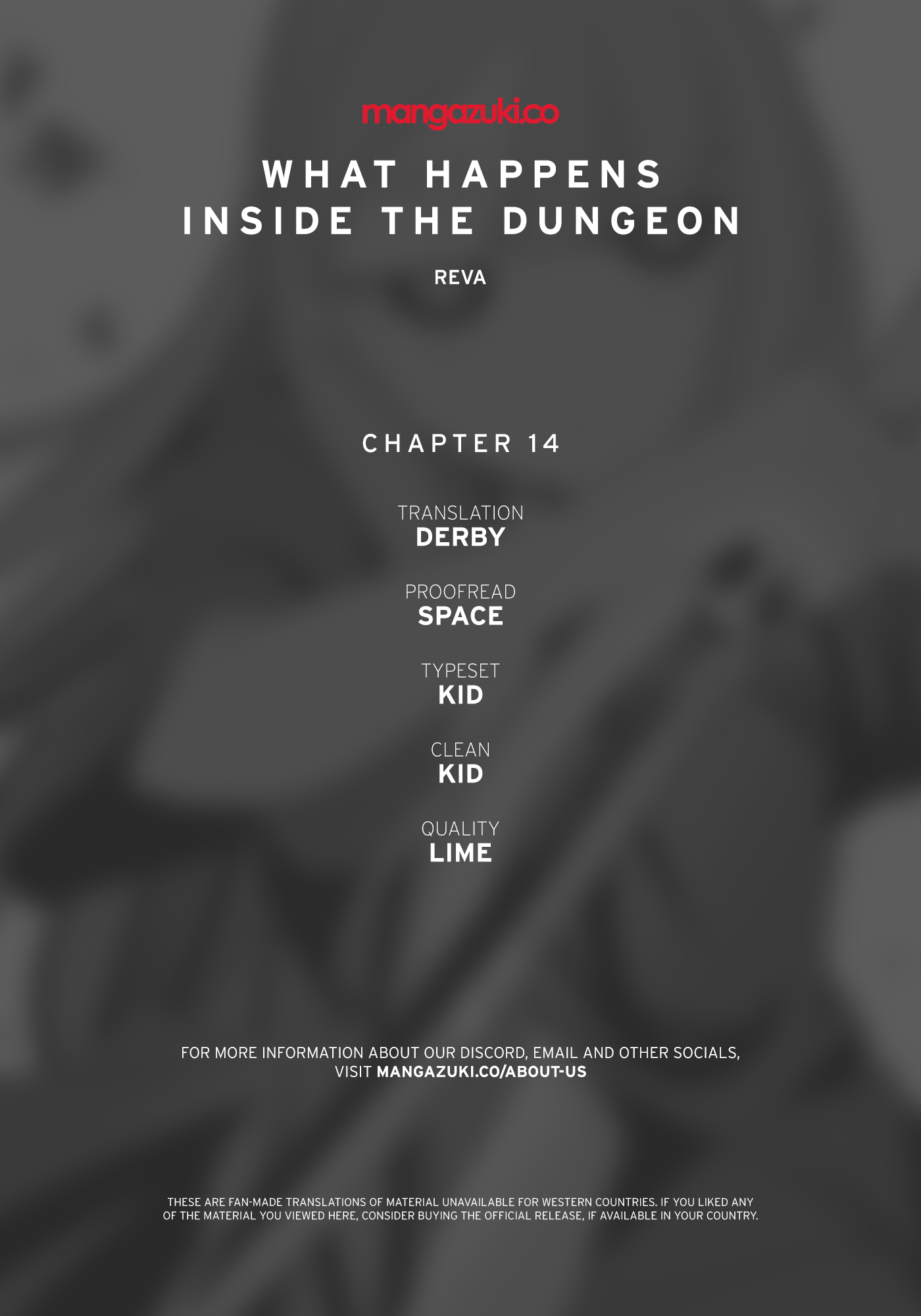 What Happens Inside the Dungeon Chapter 14 page 1 - Chapter 14