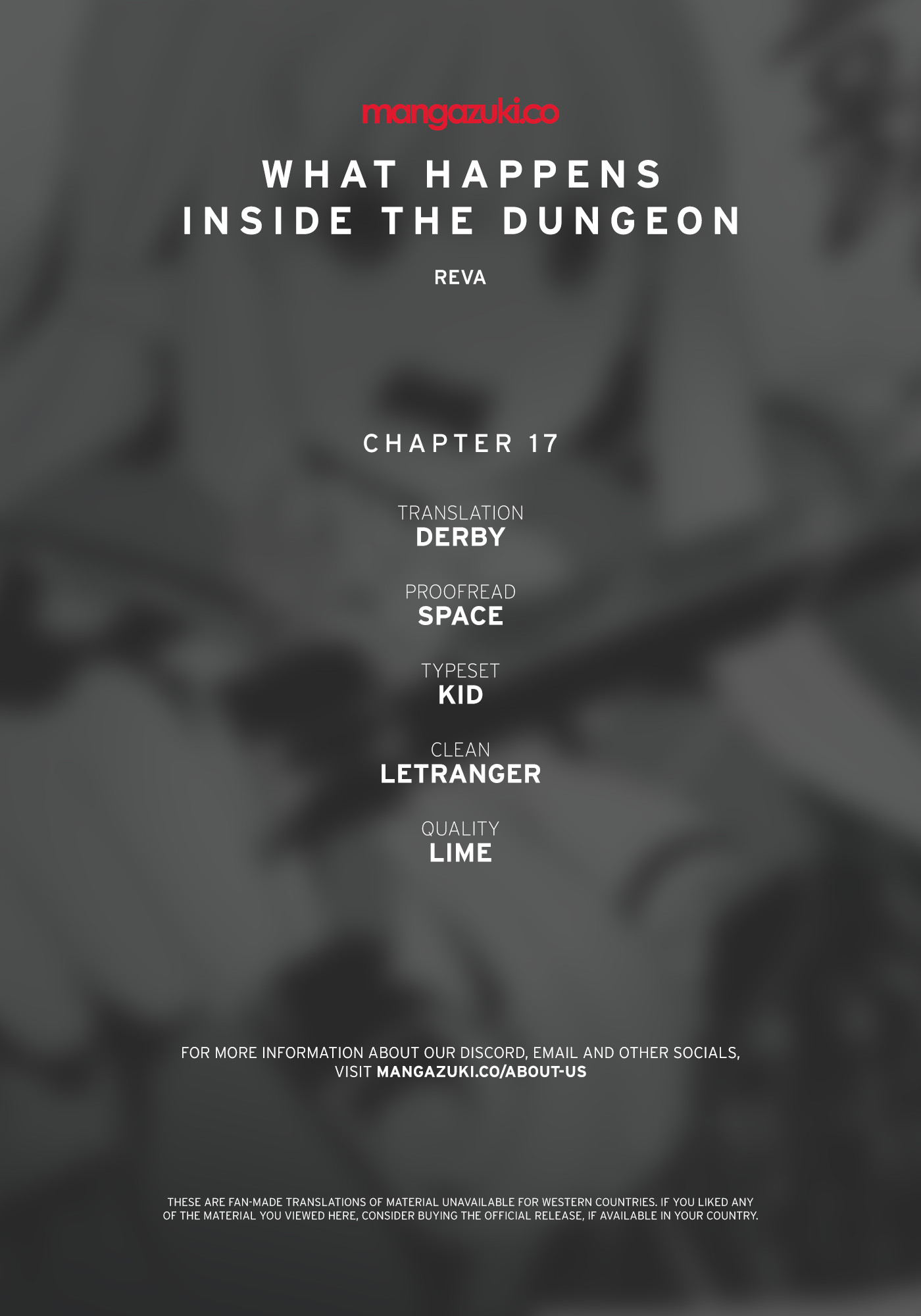 What Happens Inside the Dungeon Chapter 17 page 1 - Chapter 17