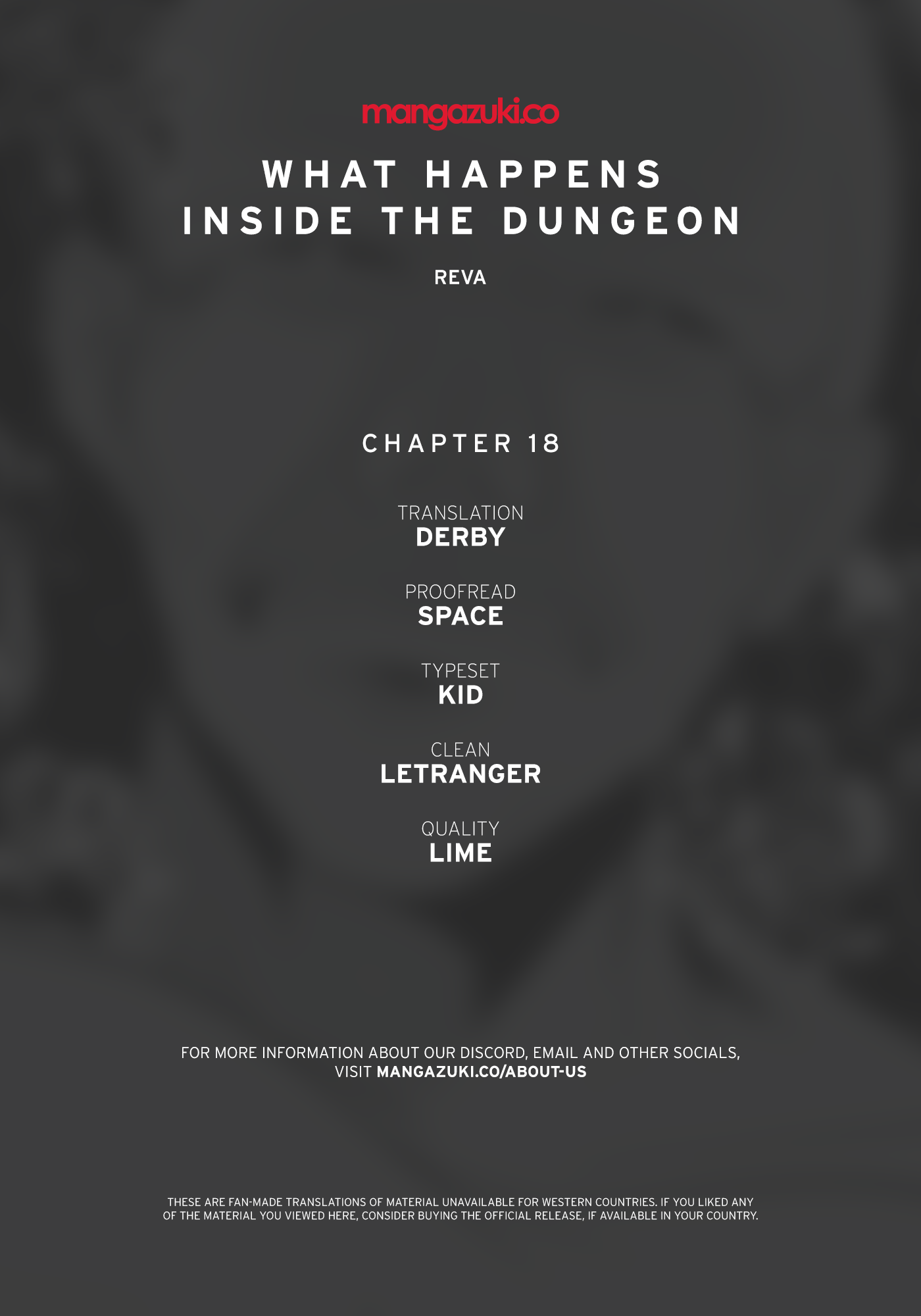 What Happens Inside the Dungeon Chapter 18 page 1 - Chapter 18