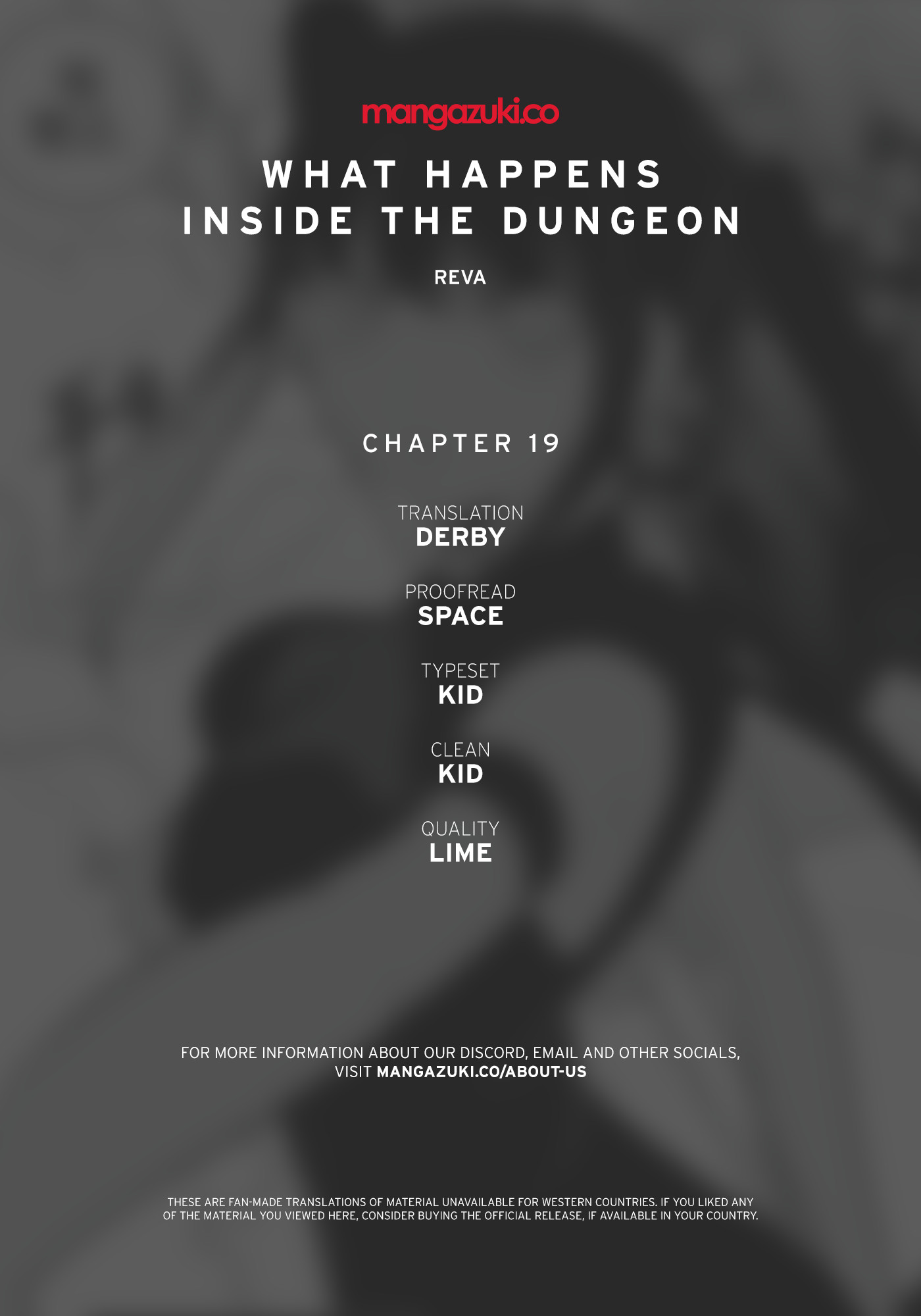 What Happens Inside the Dungeon Chapter 19 page 1 - Chapter 19