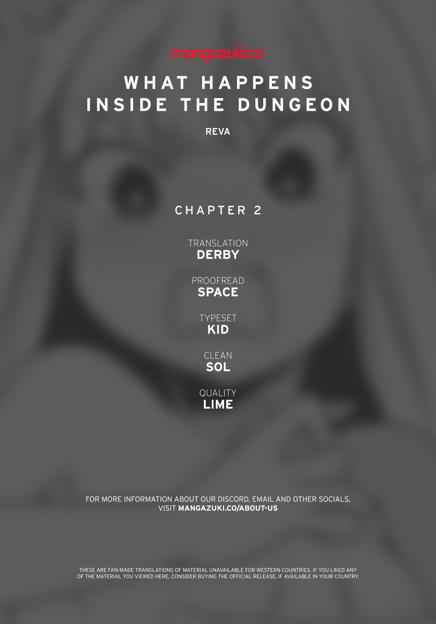 What Happens Inside the Dungeon Chapter 2 page 1 - Chapter 2