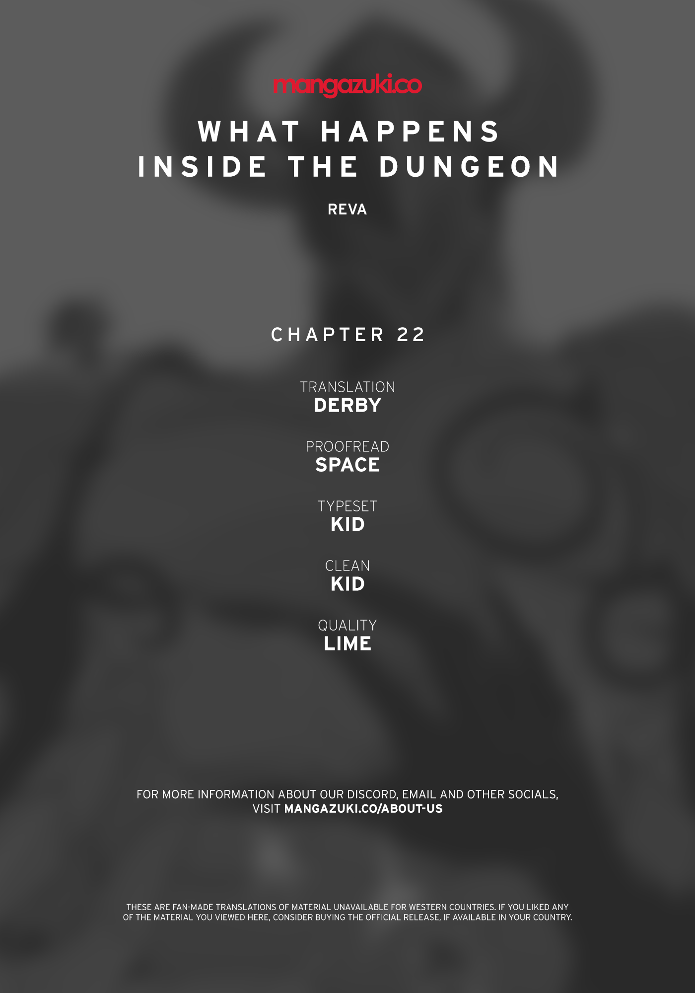 What Happens Inside the Dungeon Chapter 22 page 1 - Chapter 22