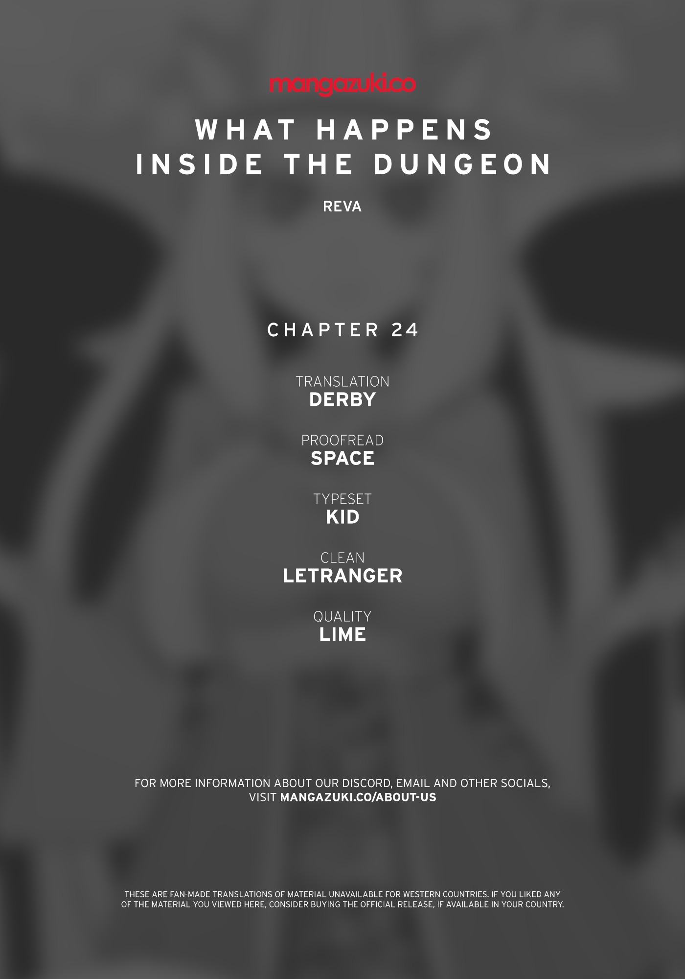 What Happens Inside the Dungeon Chapter 24 page 1 - Chapter 24