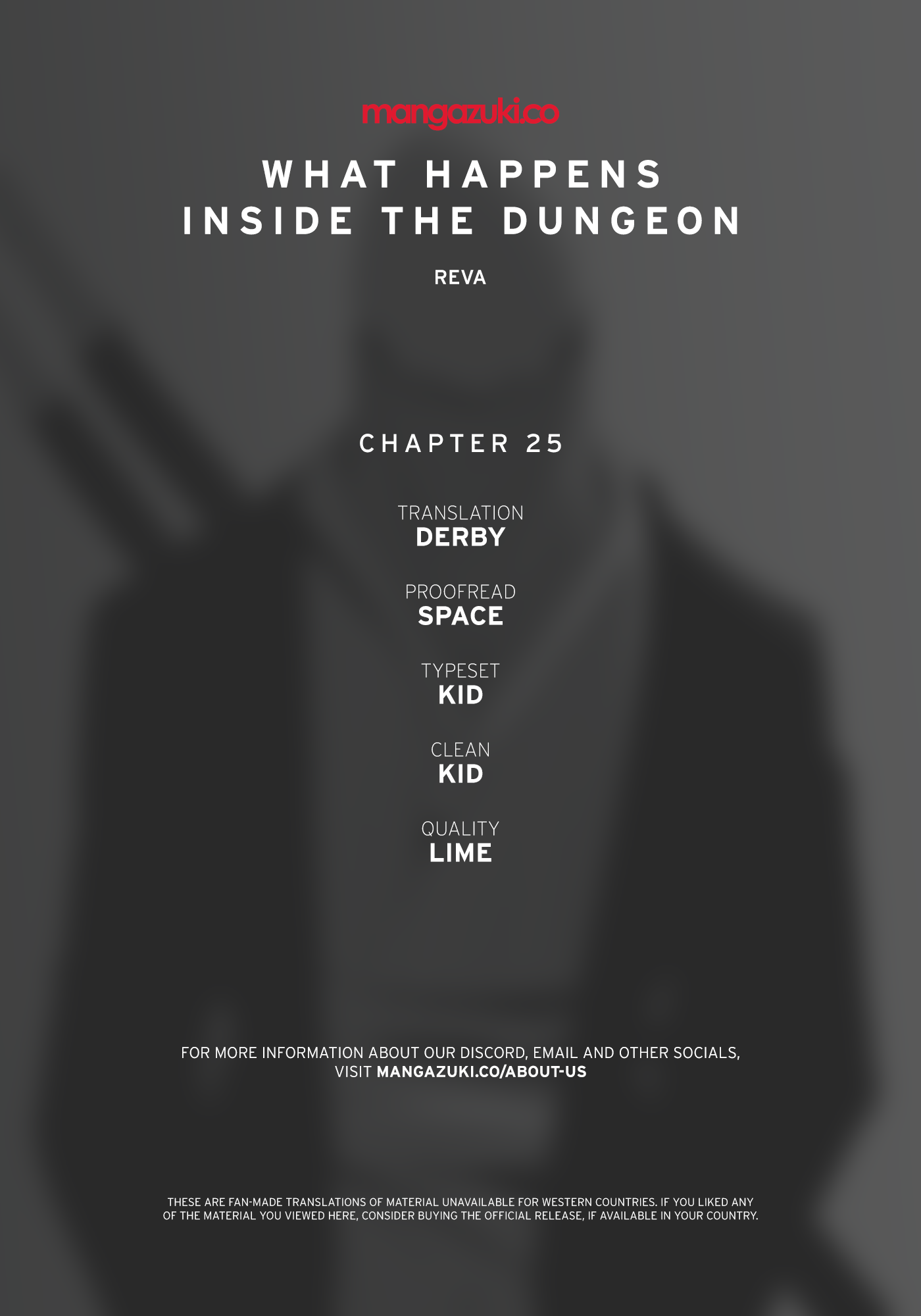 What Happens Inside the Dungeon Chapter 25 page 1 - Chapter 25