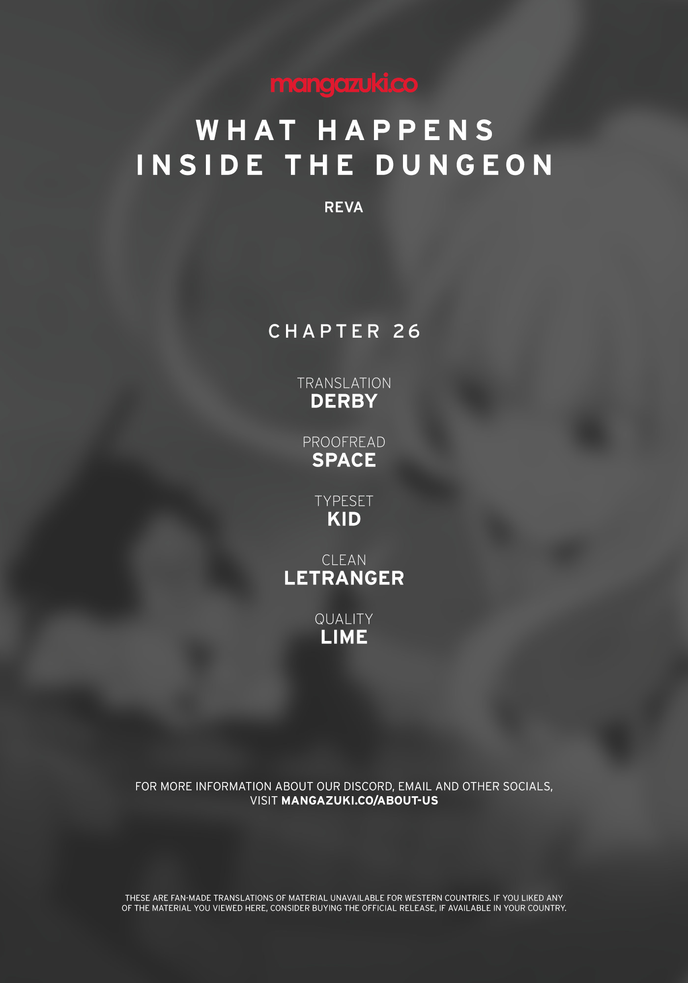 What Happens Inside the Dungeon Chapter 26 page 1 - Chapter 26