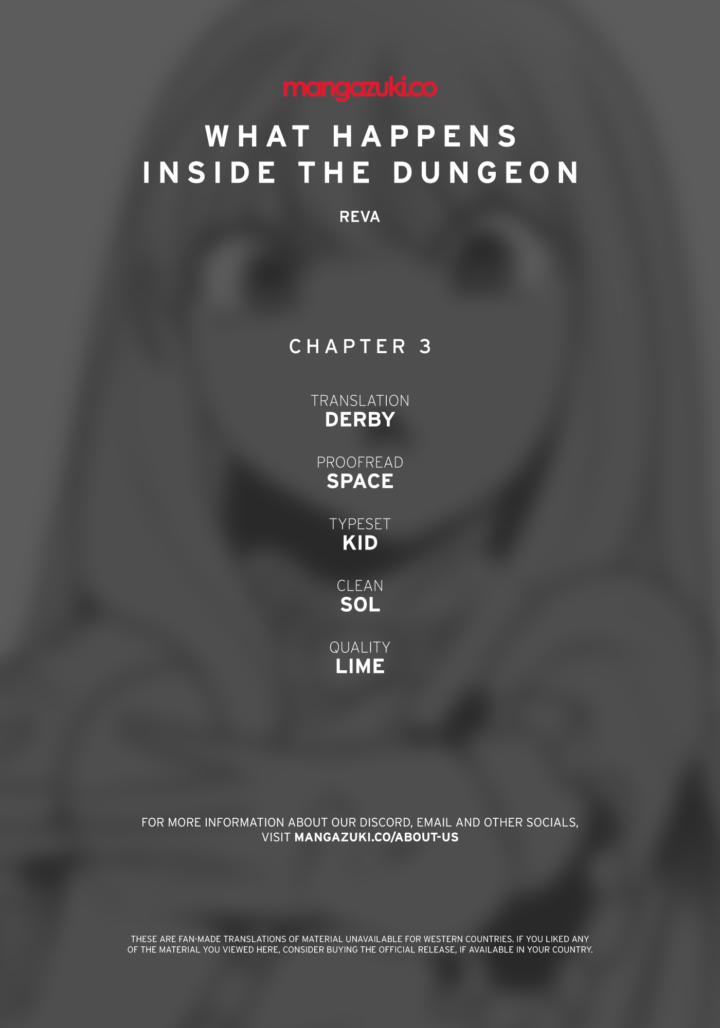 What Happens Inside the Dungeon Chapter 3 page 1 - Chapter 3