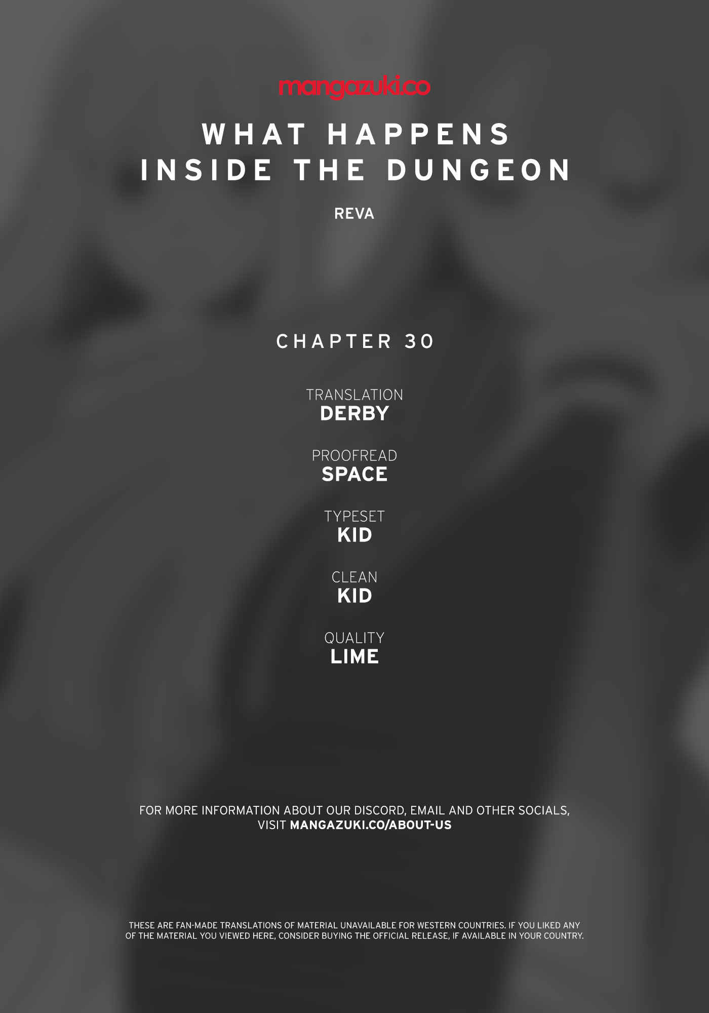 What Happens Inside the Dungeon Chapter 30 page 1 - Chapter 30
