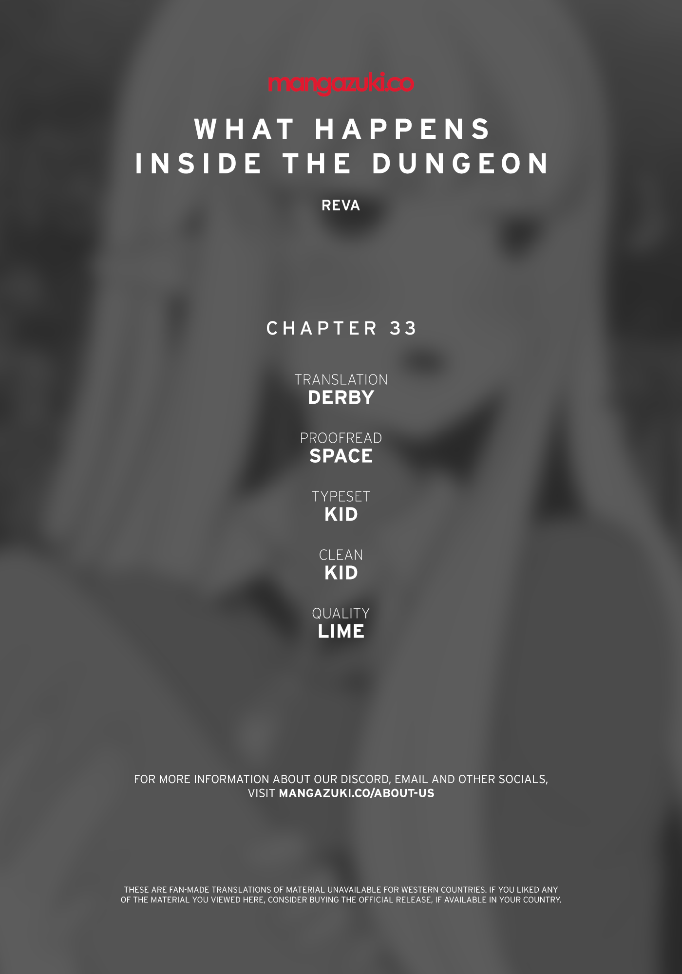 What Happens Inside the Dungeon Chapter 33 page 1 - Chapter 33
