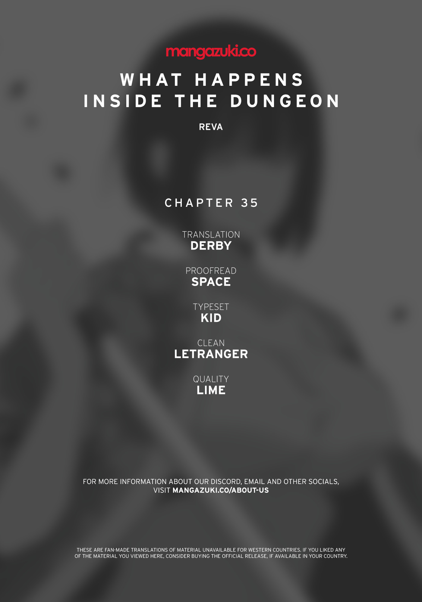What Happens Inside the Dungeon Chapter 35 page 1 - Chapter 35